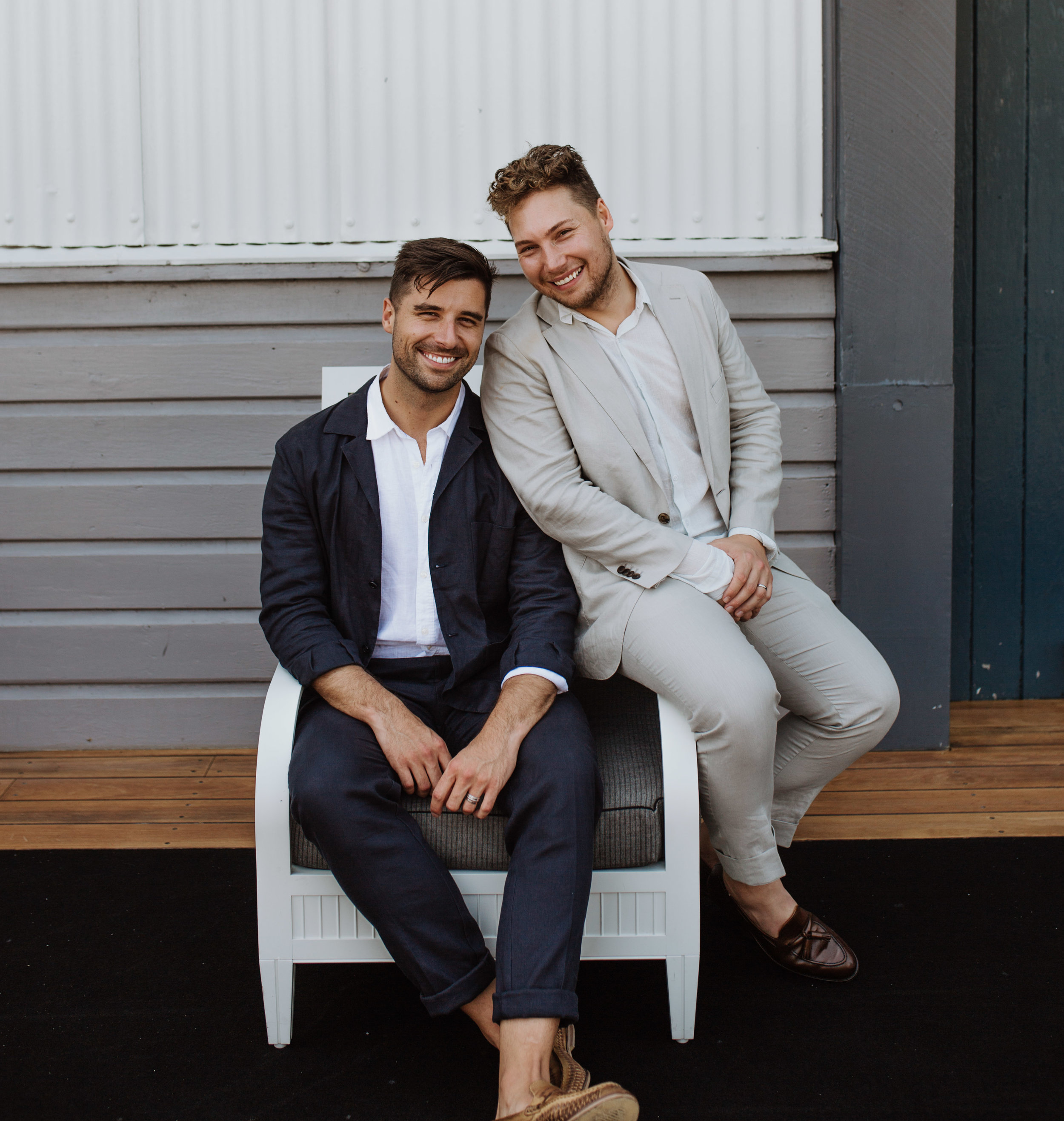 Jaye and Clayton: A Hamptons summer inspired wedding for these two grooms