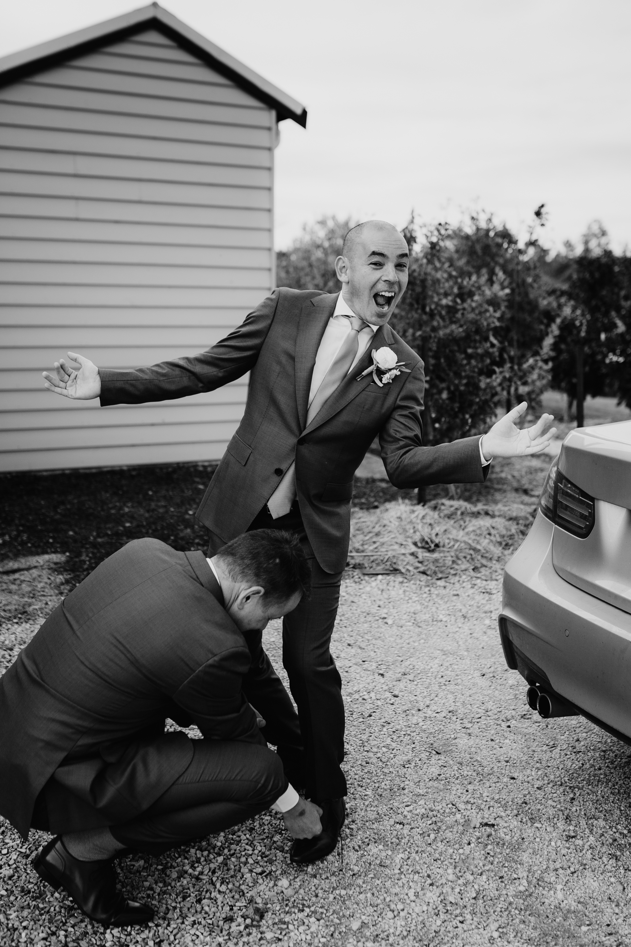 Same-Sex wedding featured on Mr Theodore a wedding directory Australia. Featuring Prunella, Churchill Events and Long Way Home Photography.