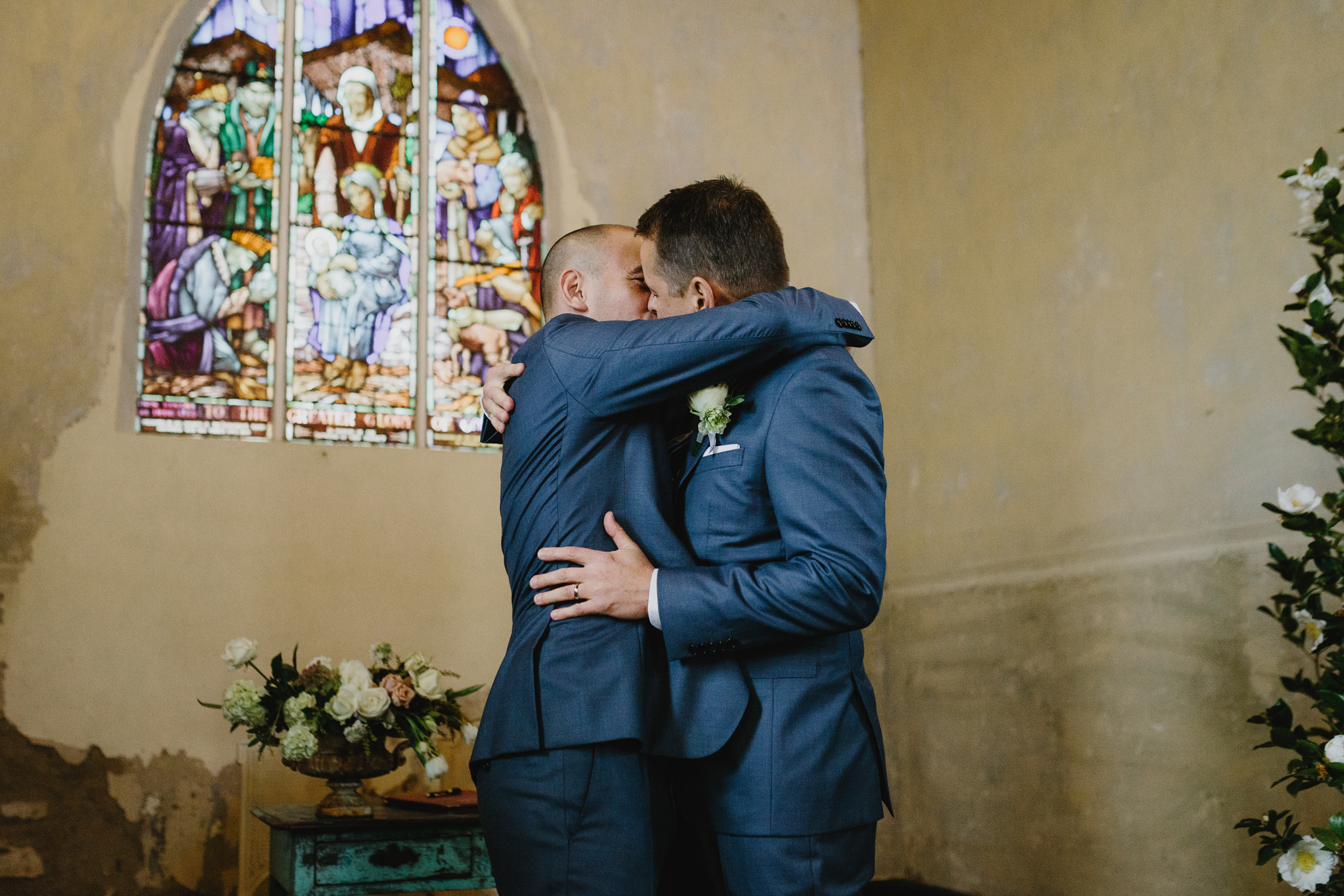 Same-Sex wedding featured on Mr Theodore a wedding directory Australia. Featuring Prunella, Churchill Events and Long Way Home Photography.