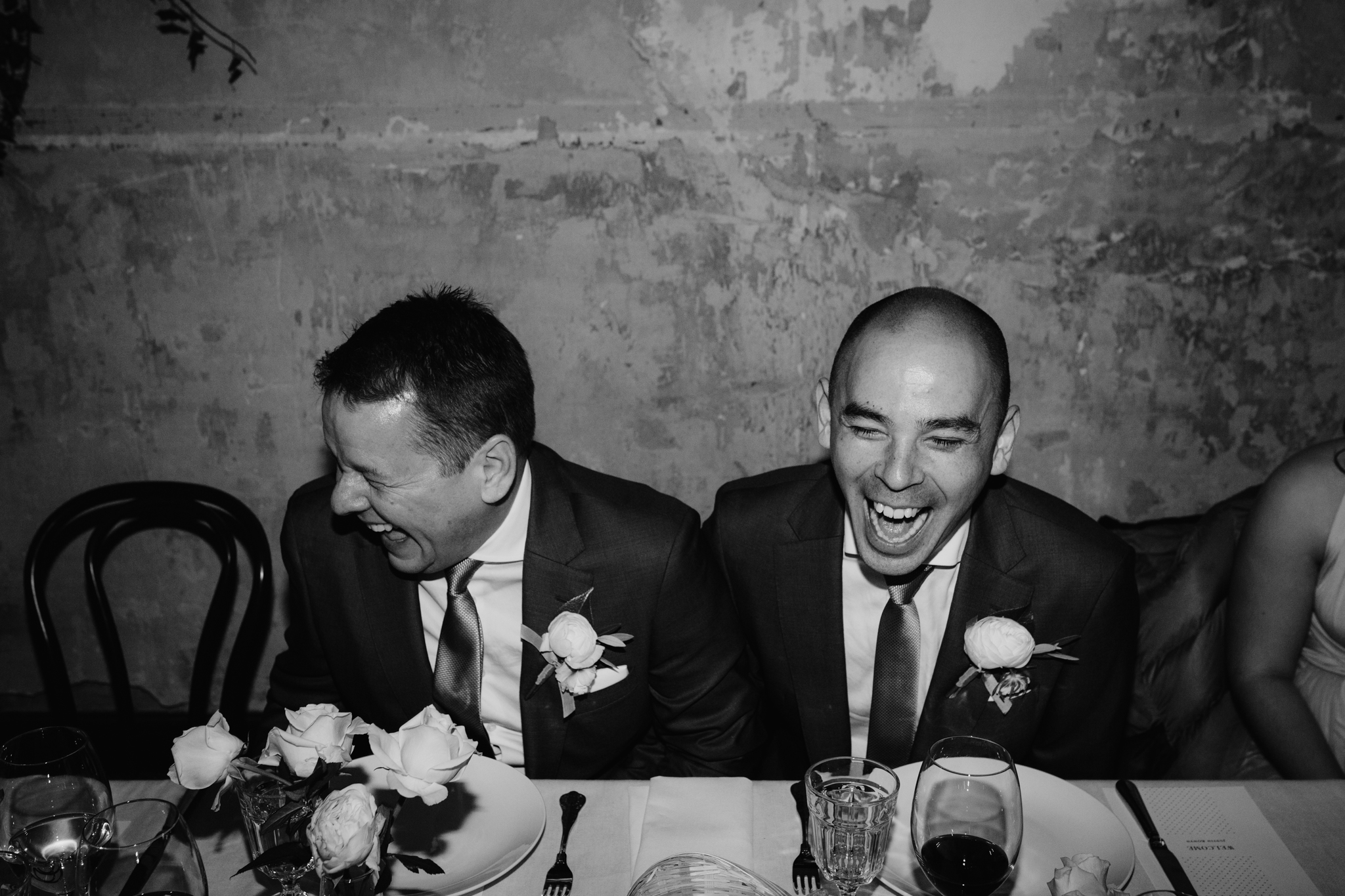 Same-Sex wedding featured on Mr Theodore a wedding directory Australia. Featuring Prunella, Churchill Events and Long Way Home Photography.