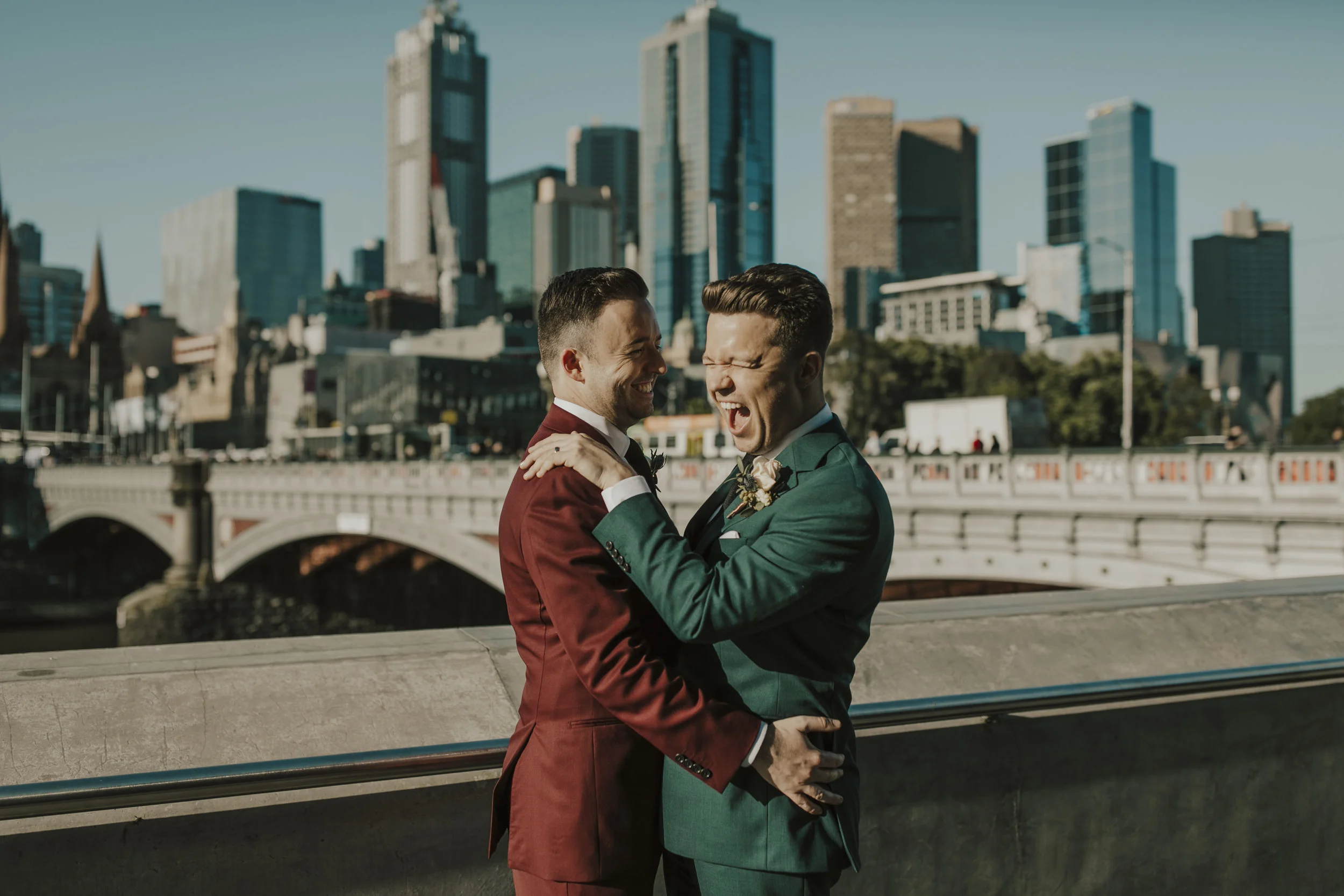 Brad and Brendan: City views and French Champagne