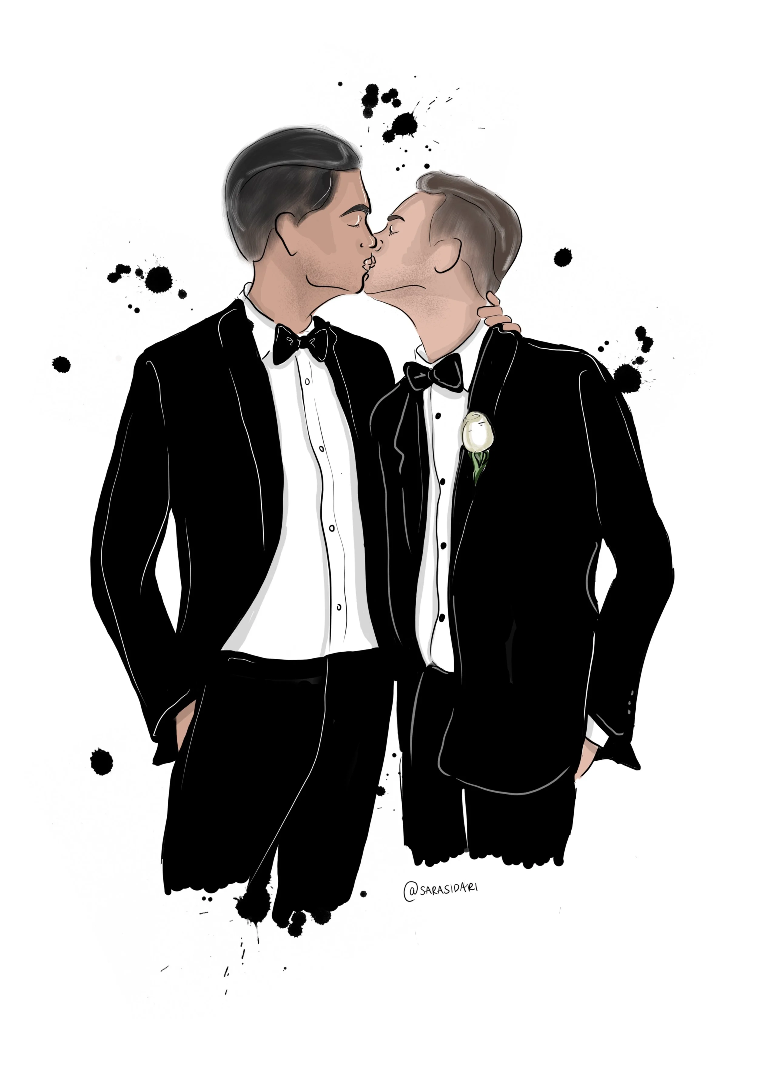 Sara Sidari: Wedding Illustrations
