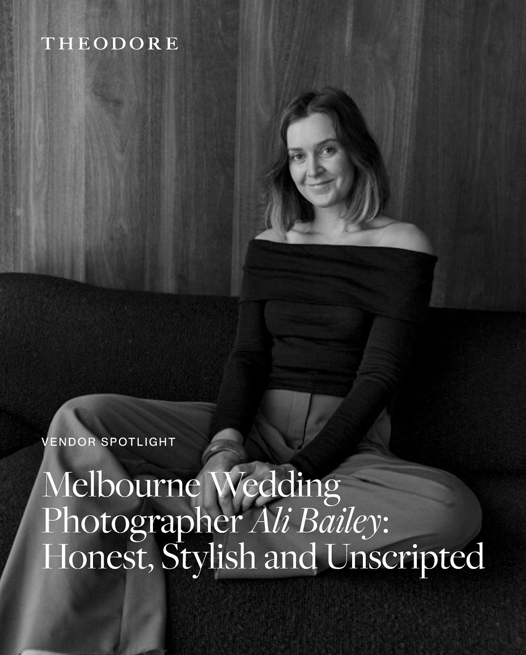 Oh hey 👋 &mdash; @_alibailey 

Based in Melbourne, Ali Bailey is an Australian wedding photographer whose documentary approach prioritises real connection, emotional honesty and the beauty of an unscripted moment.

Ali leans into the art of quiet ob