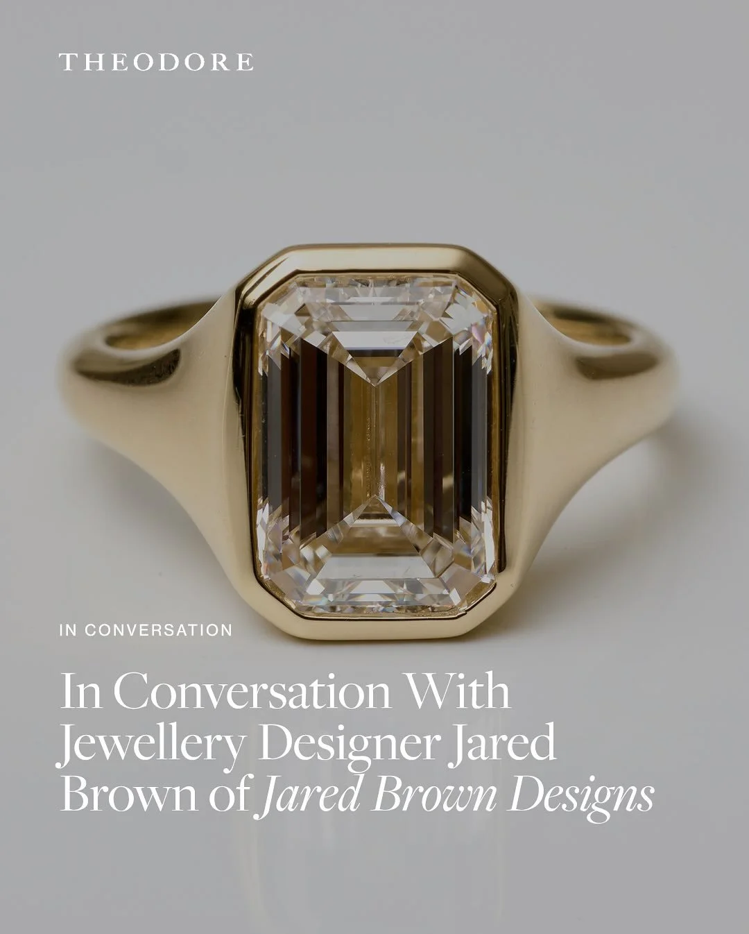 In Conversation with Toronto based jewellery designer Jared Brown of @jaredbrowndesigns.

Jared Brown&rsquo;s journey into jewellery design was sparked by his grandmother&rsquo;s influence and honed through years of hands-on experience and study. Tod