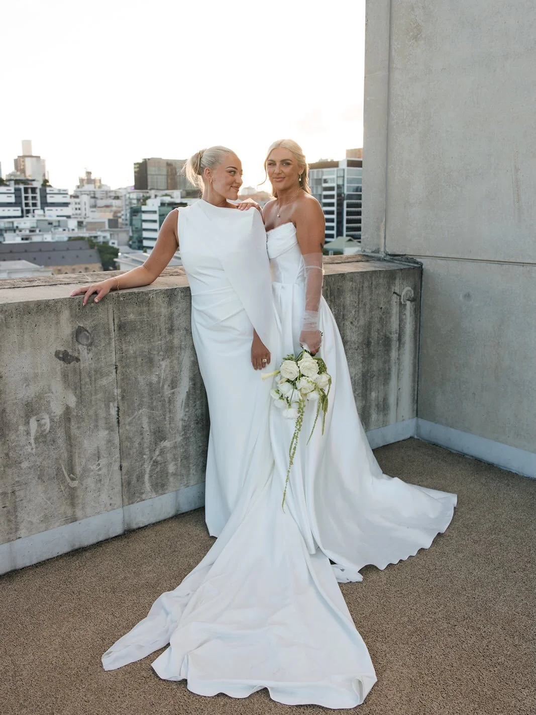 Real wedding sneak peek: Tegan and Chloe at @thecalilehotel captured by @createddbyg.

Coming soon to THEODORE.

#twobrides #lesbianwedding #lgbtwedding #theodoremagazine #instagay