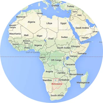 GREW UP IN BOTSWANA, SOUTHERN AFRICA