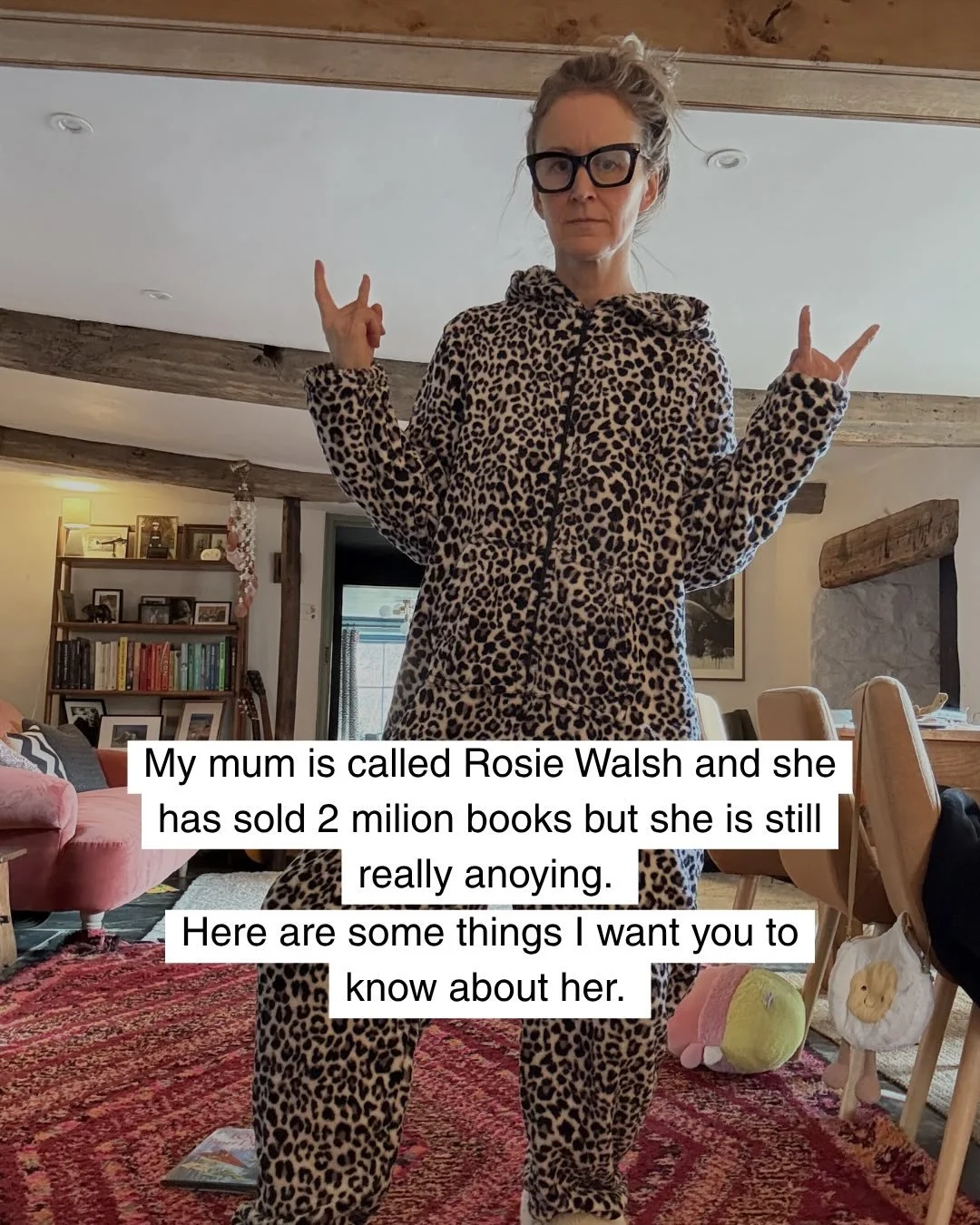 Rosie Walsh is my mum and she&rsquo;s a bit of a bum. 

Written by her 8 year old son.

👦🏻🤗