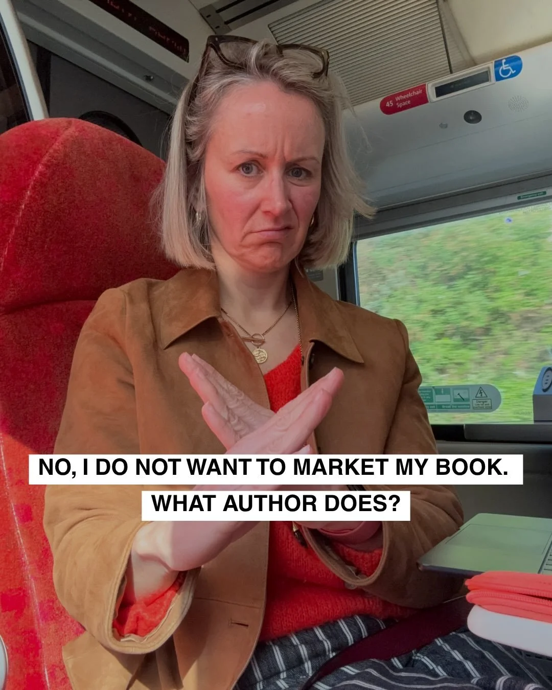 No, I do not want to market my book.

What author does?