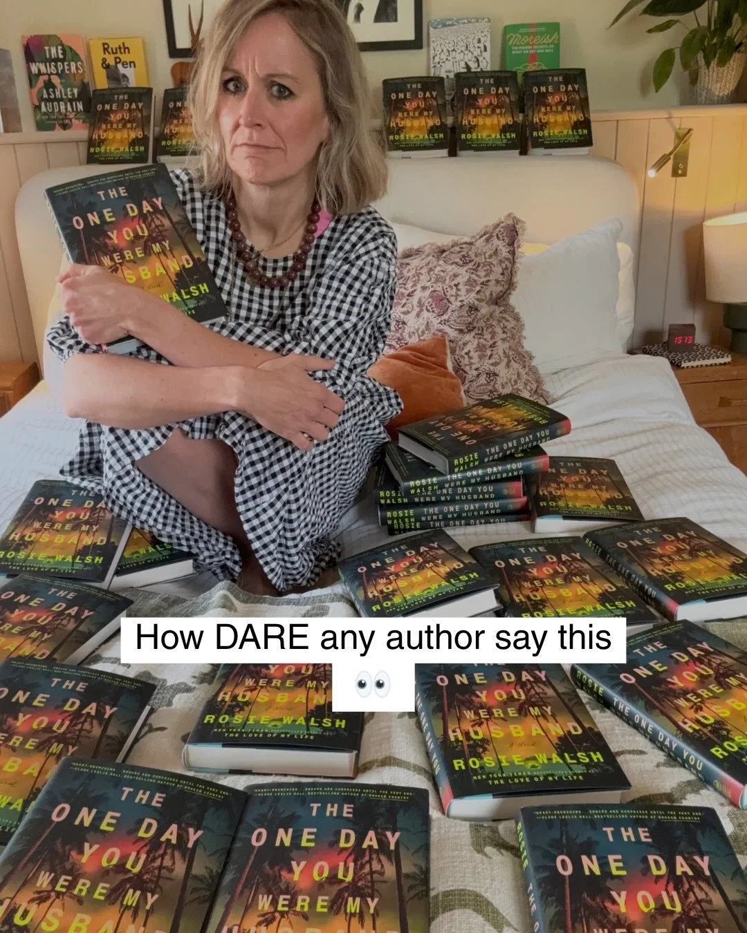 How DARE any author say this 👀