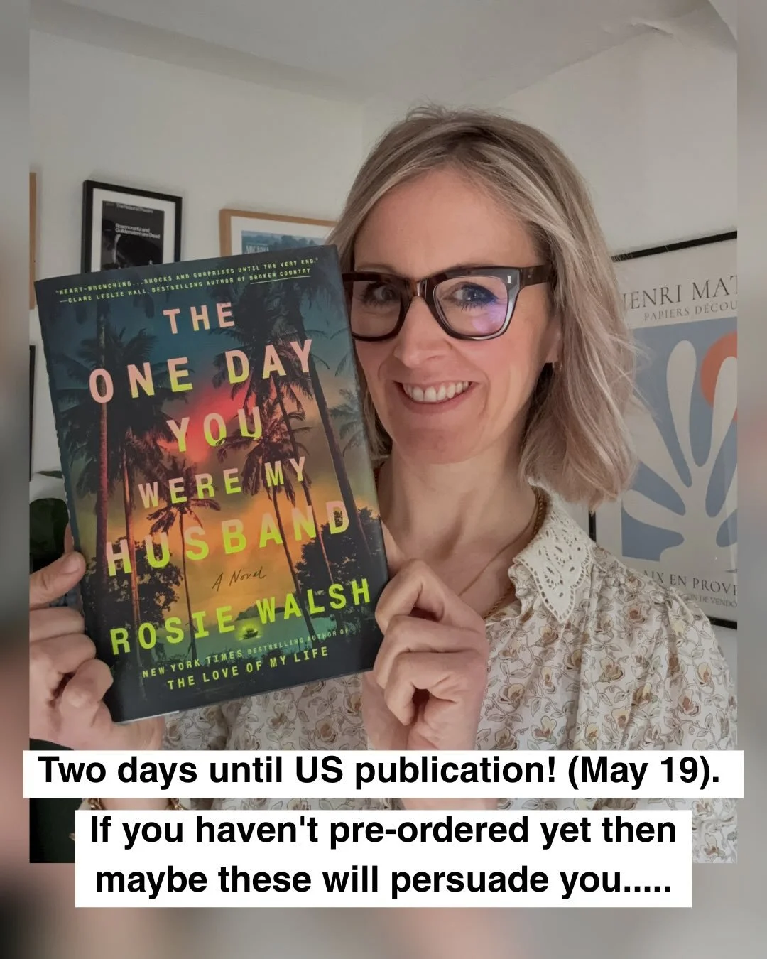 Dear American and Canadian readers. 

TWO days to go! It is not too late to pre-order your copy! If you're wavering, take a look at some of the blurbs I've received from some of the best writers in the business ❤️ 

AND you can read the first chapter