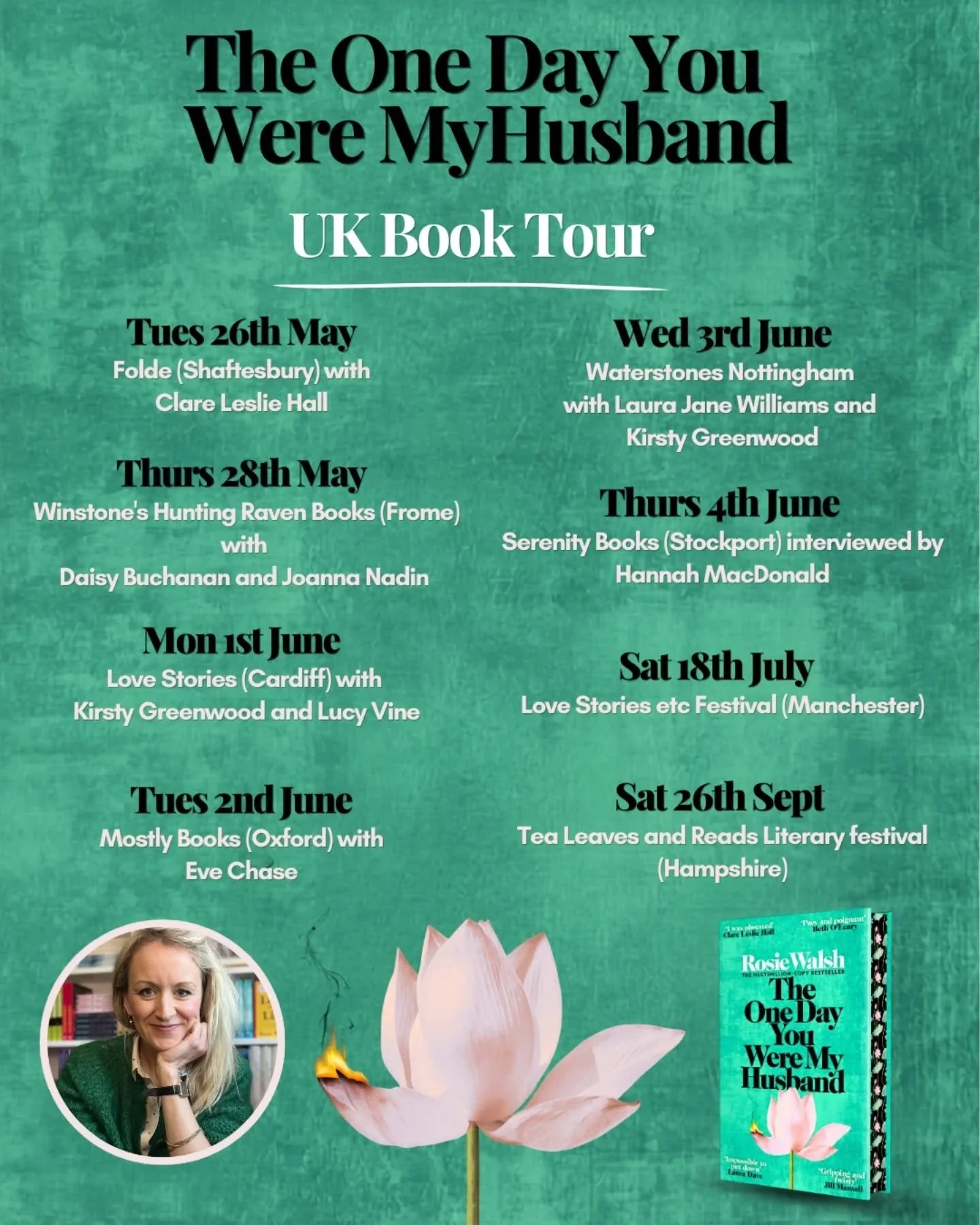 I'm going on tour!! In case you'd missed it, my UK tour kicks off on the 26th May and runs until the 26th September ✨

You can book your tickets via the link in bio ⬆️

I can't wait to share this book with you 🖤