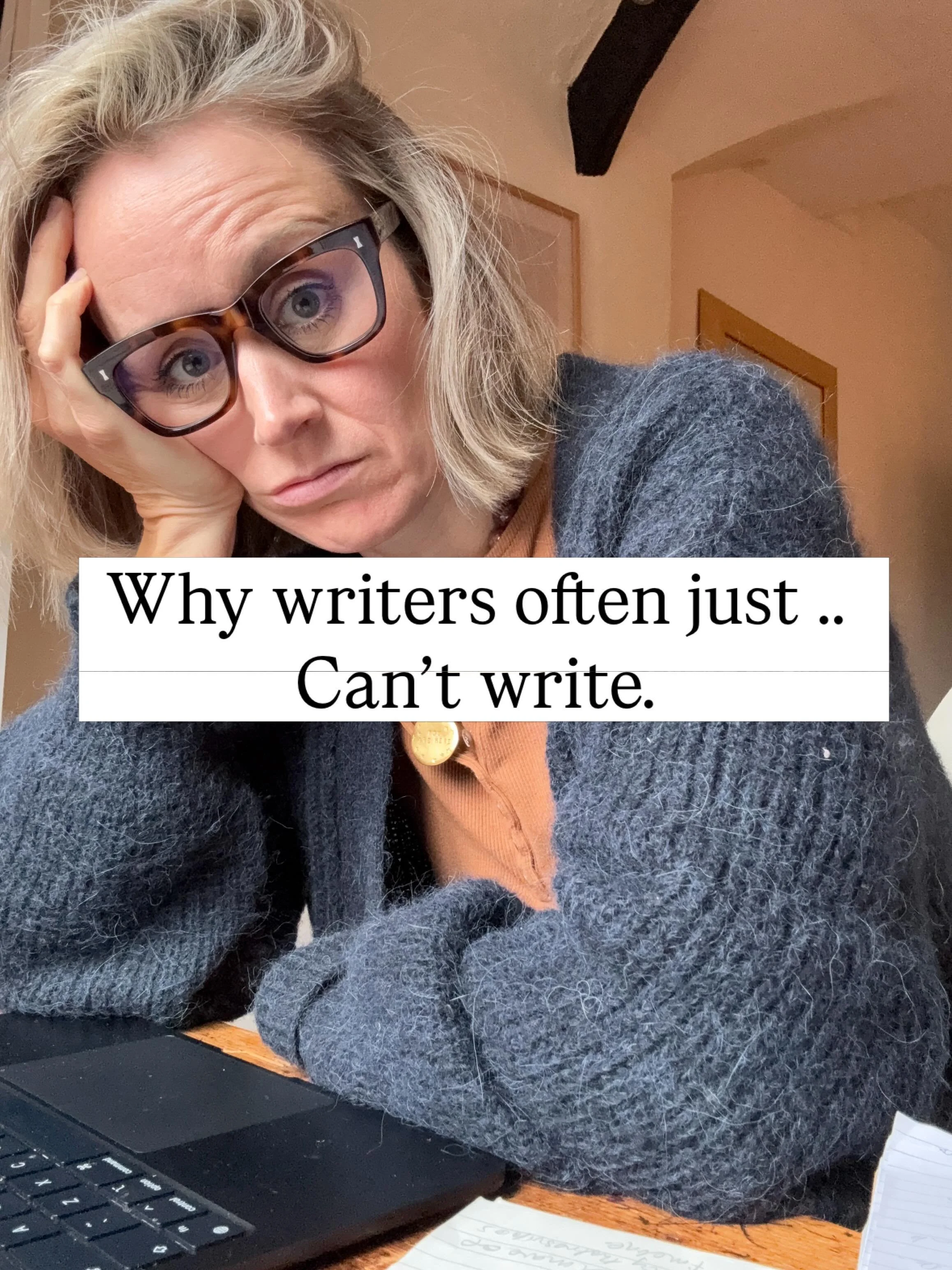 I&rsquo;ve made no bones of the fact that I&rsquo;m struggling to write my next book at the moment. 

Not being in my manuscript brings a kind of insidious dread that only a writer knows. There can be terrible self blame and internal shaming. 

But r