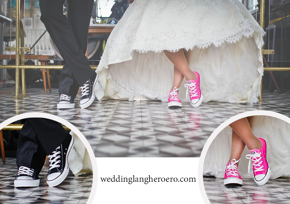 sposa con converse