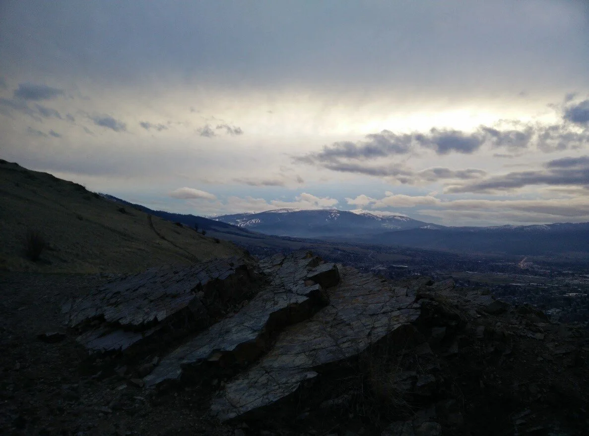 Picture from atop the “M” in Missoula.