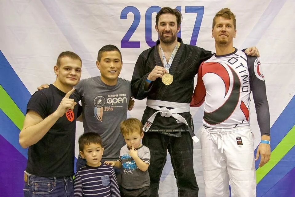 Team Otimo at the Good Fight in Brooklyn. AKA when Gary first showed how much of a savage he is :)