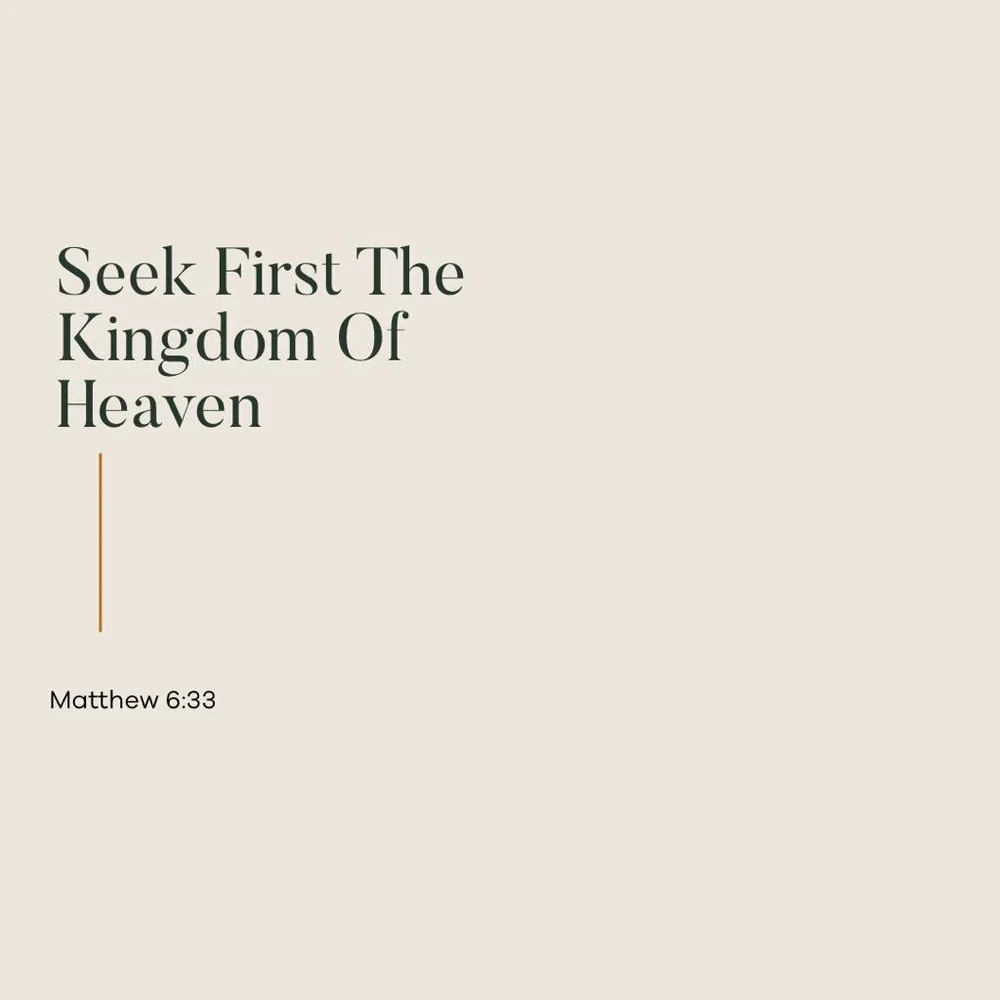 What Jesus Said: Seek First The Kingdom Of Heaven — More Precious
