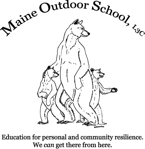Maine Outdoor School's new logo, September 2016