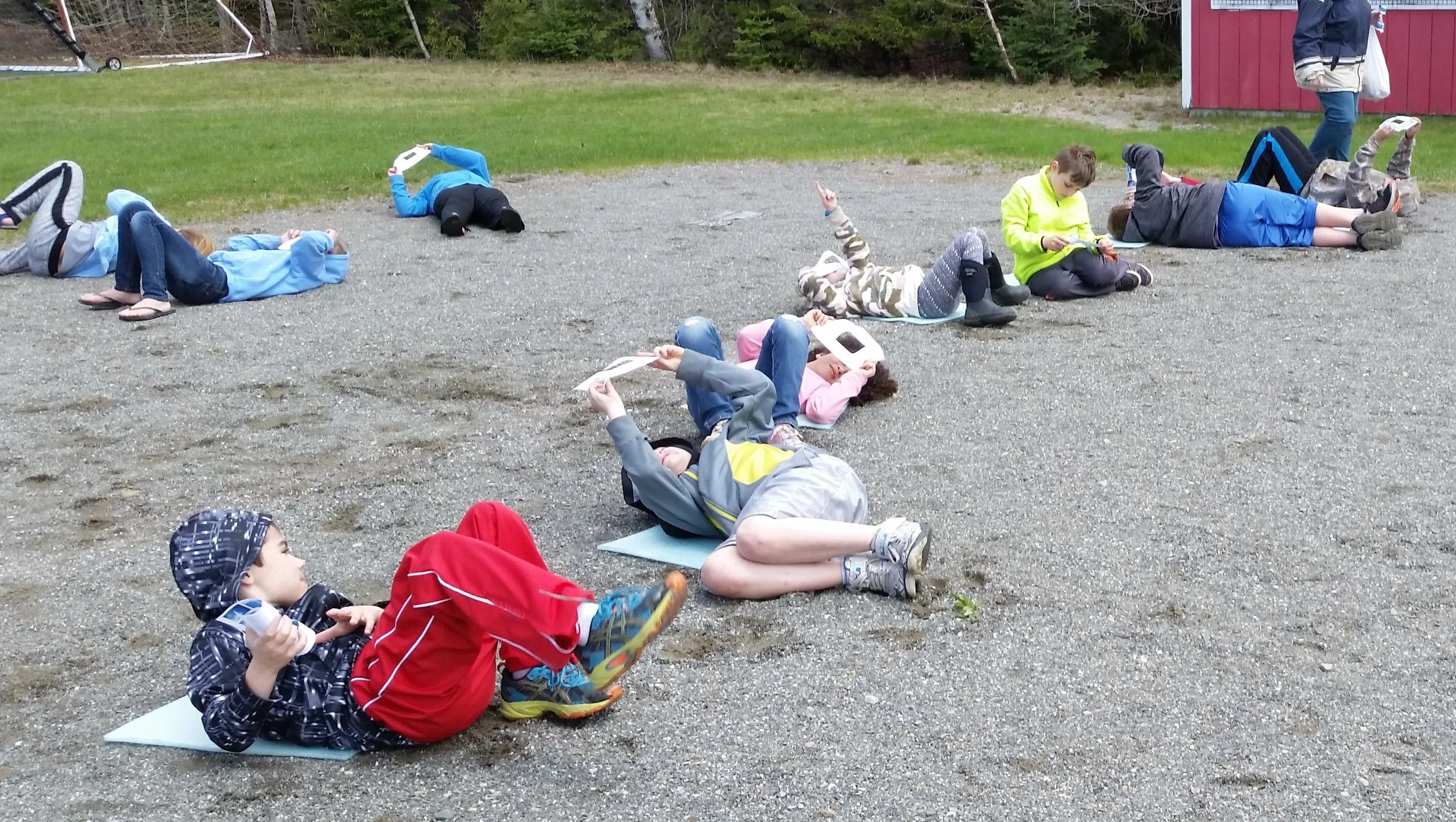 Observing clouds using "cloud windows"