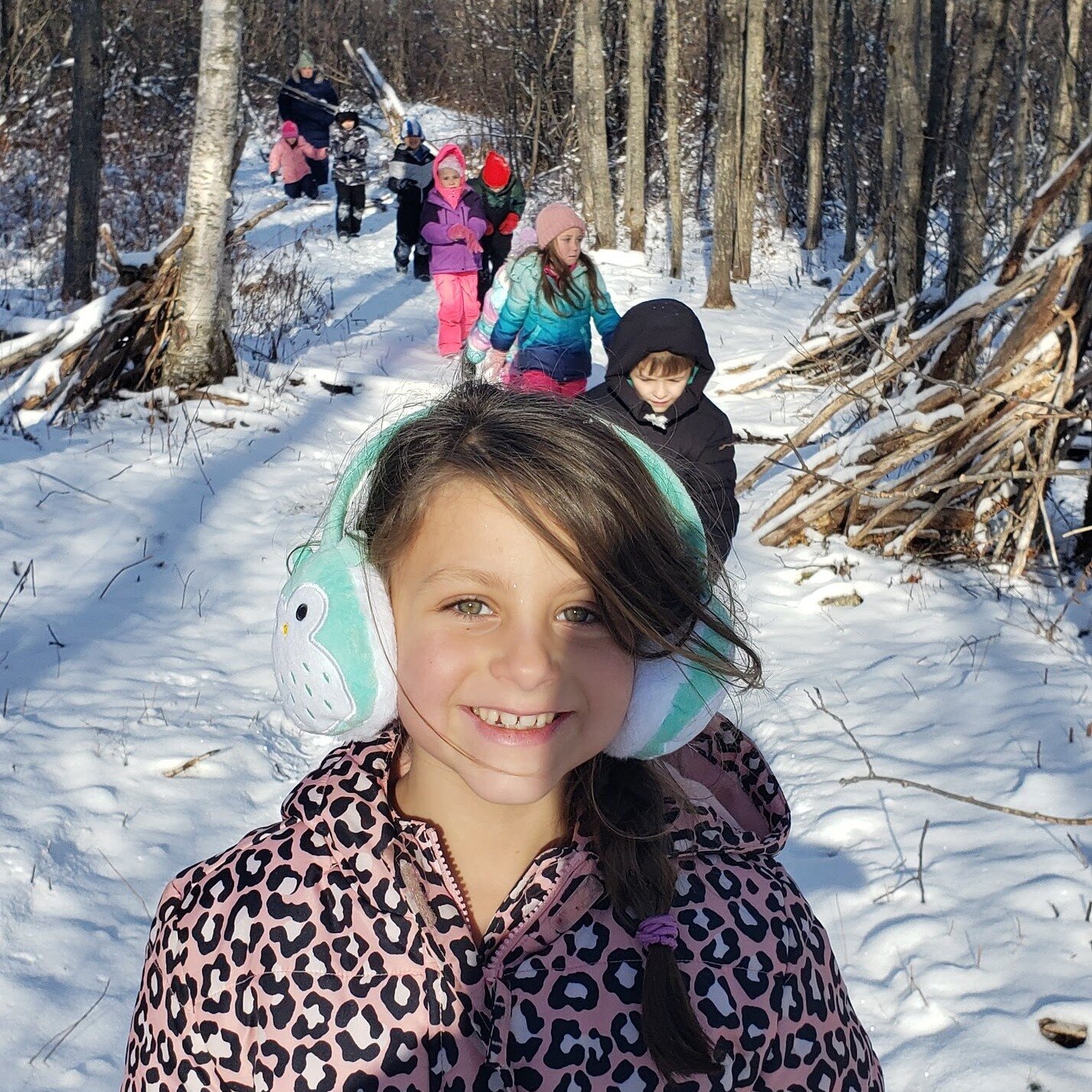 Are you a winter hiker? What are your favorite trails to enjoy this time of year?

Photo: Jonesport Elementary School students looking for signs of active winter animals during outdoor school