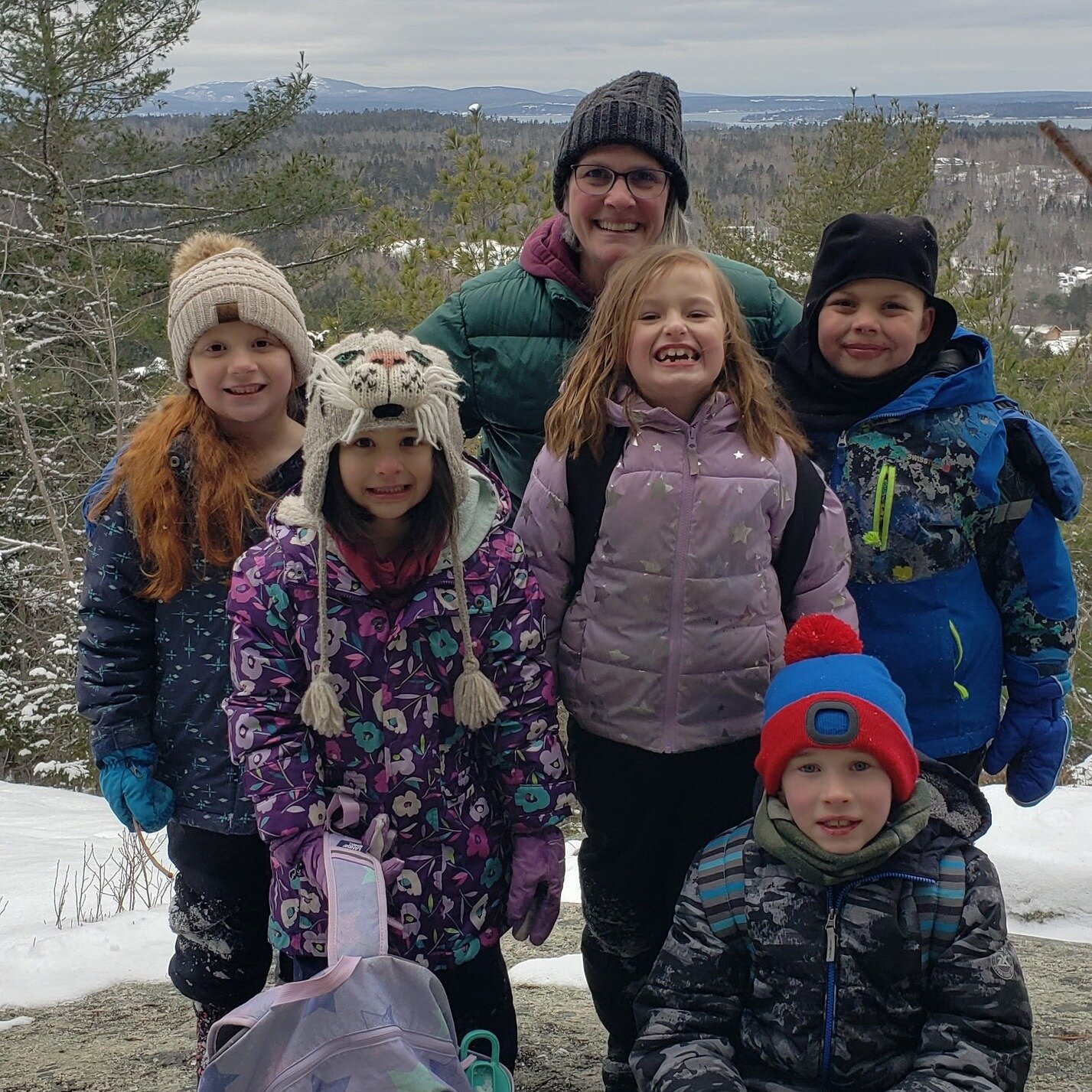 Serotonin levels in the brain are lower in the winter, but natural daylight can help with that! Be sure to get outside to increase your mood and alleviate stress, like these Airline K-2nd grade students did on a field trip to Baker Hill last week, th