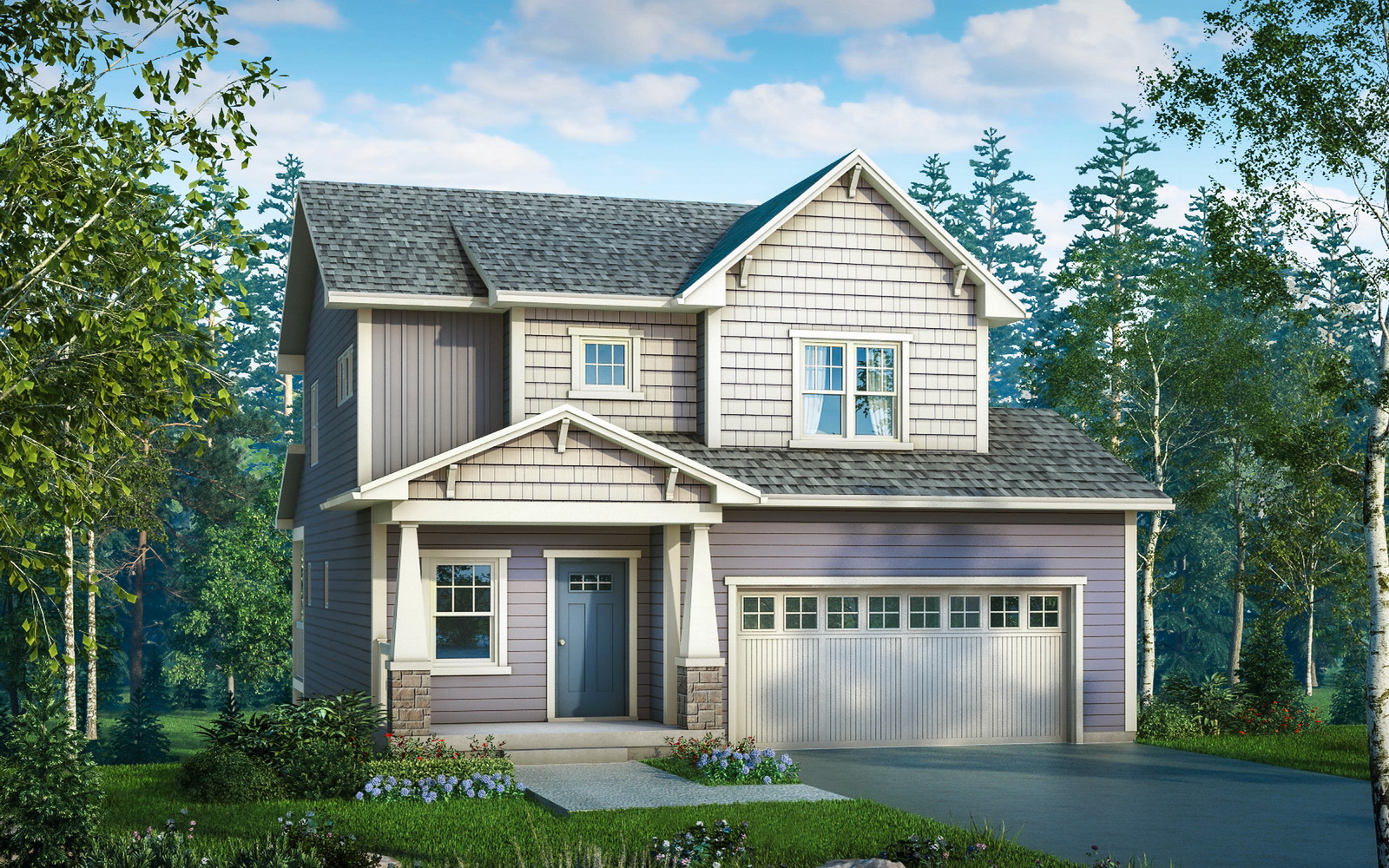 The Heartland 4 bedrooms 3 1/2 bathrooms Rec Room 2393 sq. ft. Click here for floorplan