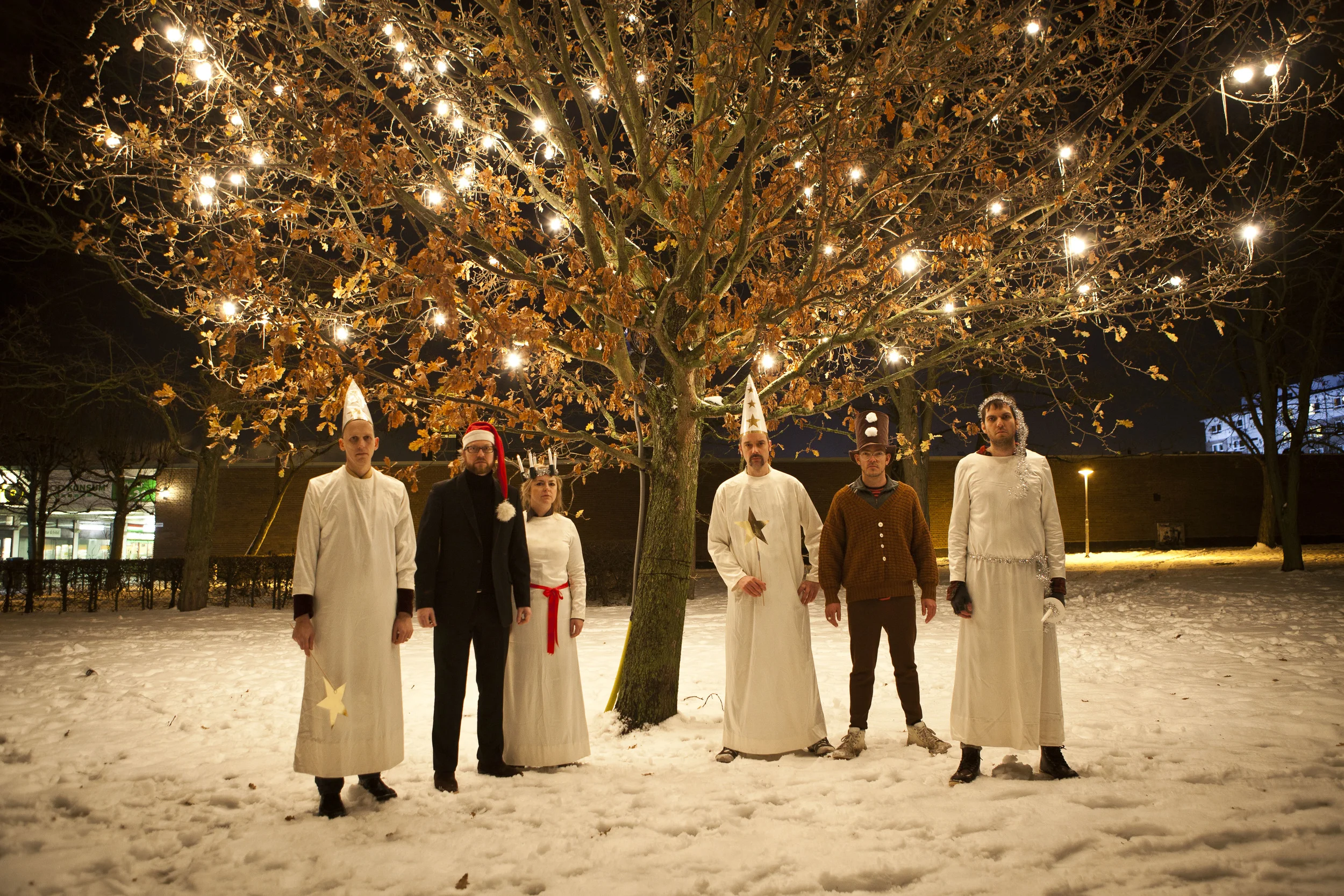 Music for one X-mas and Six Drummers