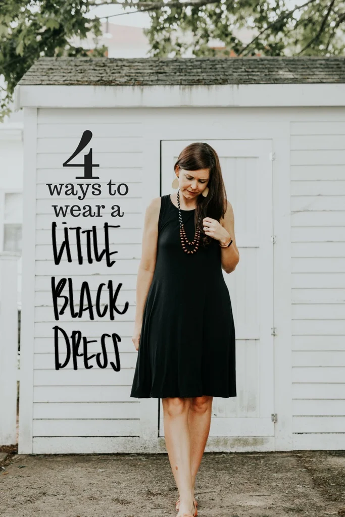 4 simple ways to wear a little black dress
