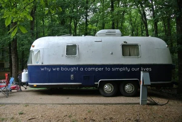 In case you were wondering ... here she is ... the 1975 Airstream Argosy we are going to renovate.