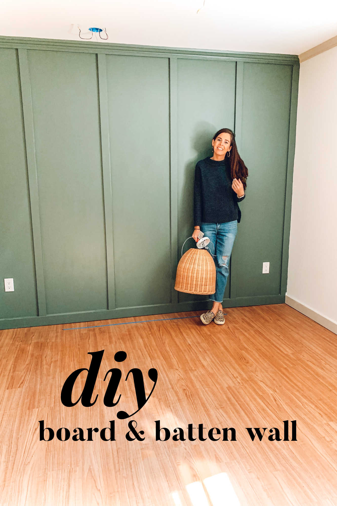 DIY Board &amp; Batten Wall