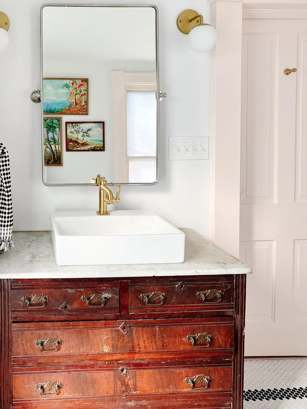 Peach Bathroom Project — katie bowling home