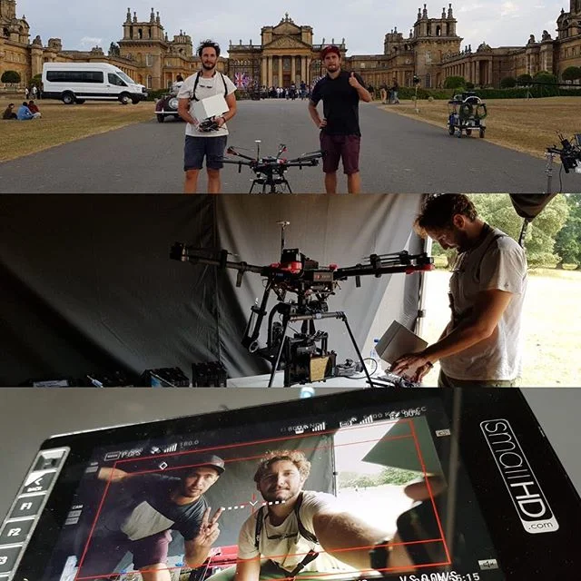 #Filming with the #m600 and #Alexa mini at #bleimhampalace .
.
.
.
.
.
.
.
#dji #djiglobal #djipilot #aerialphotography #droneoftheday #dronestagram #bollywood #housefull4 #ukfilm #behindthescenes