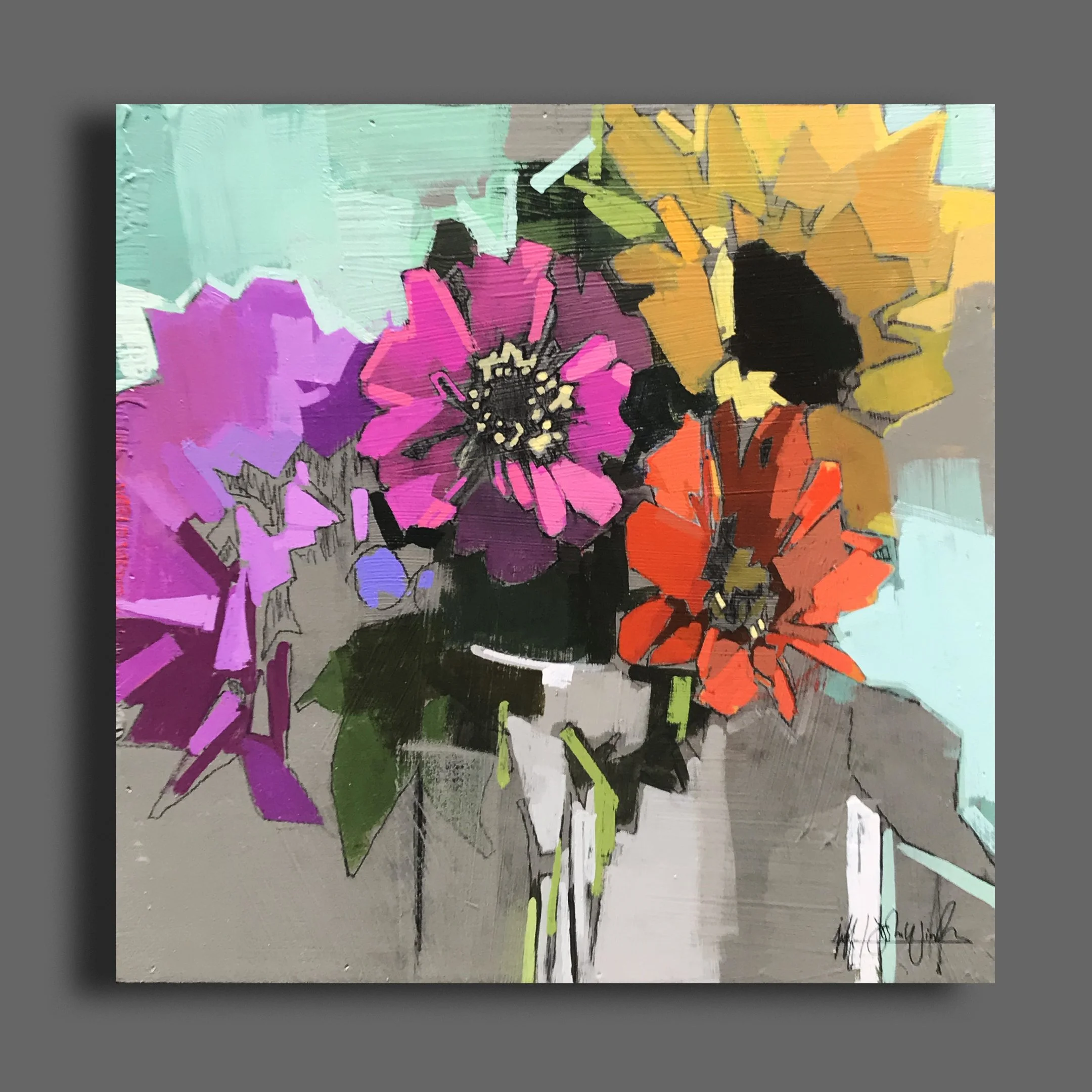 JJWStudio_FromDirt39_Pink&OrangeZinniaWithSunflower_15x15.jpg