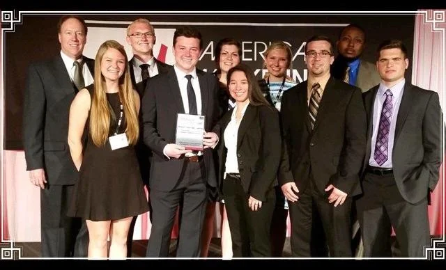 A few of the 2014-2015 exec members at the AMA International Collegiate Conference in New Orleans.