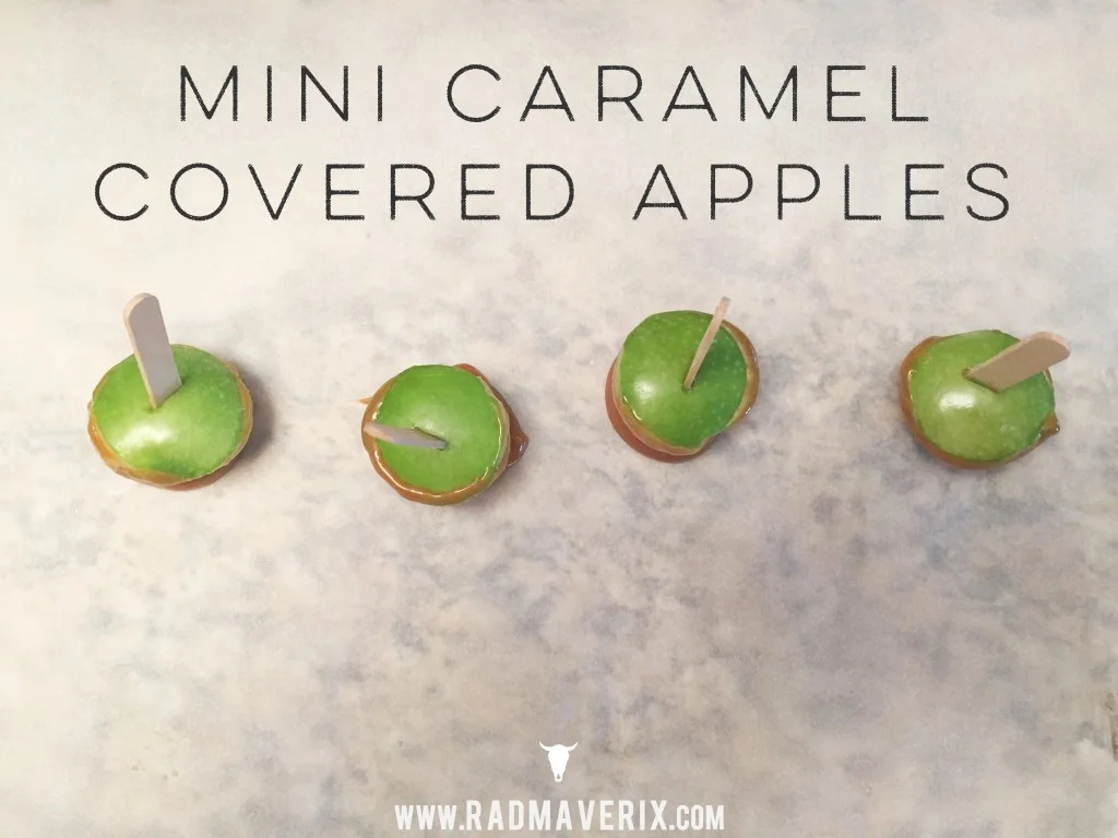 Mini Caramel Covered Apples Rad maverix