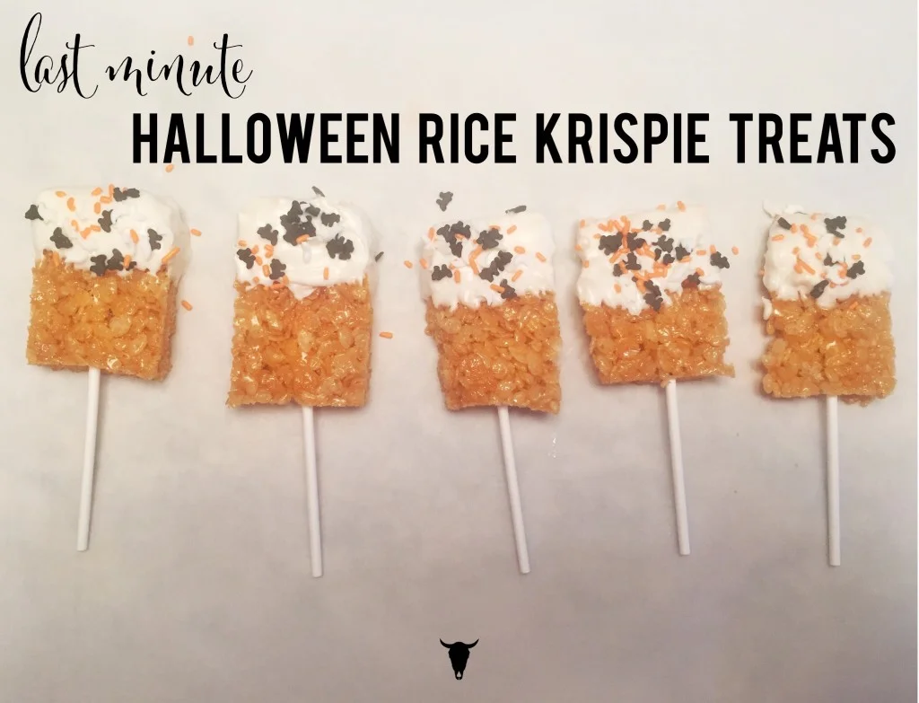 Last Minute Halloween Rice Krispie Treats - Rad Maverix