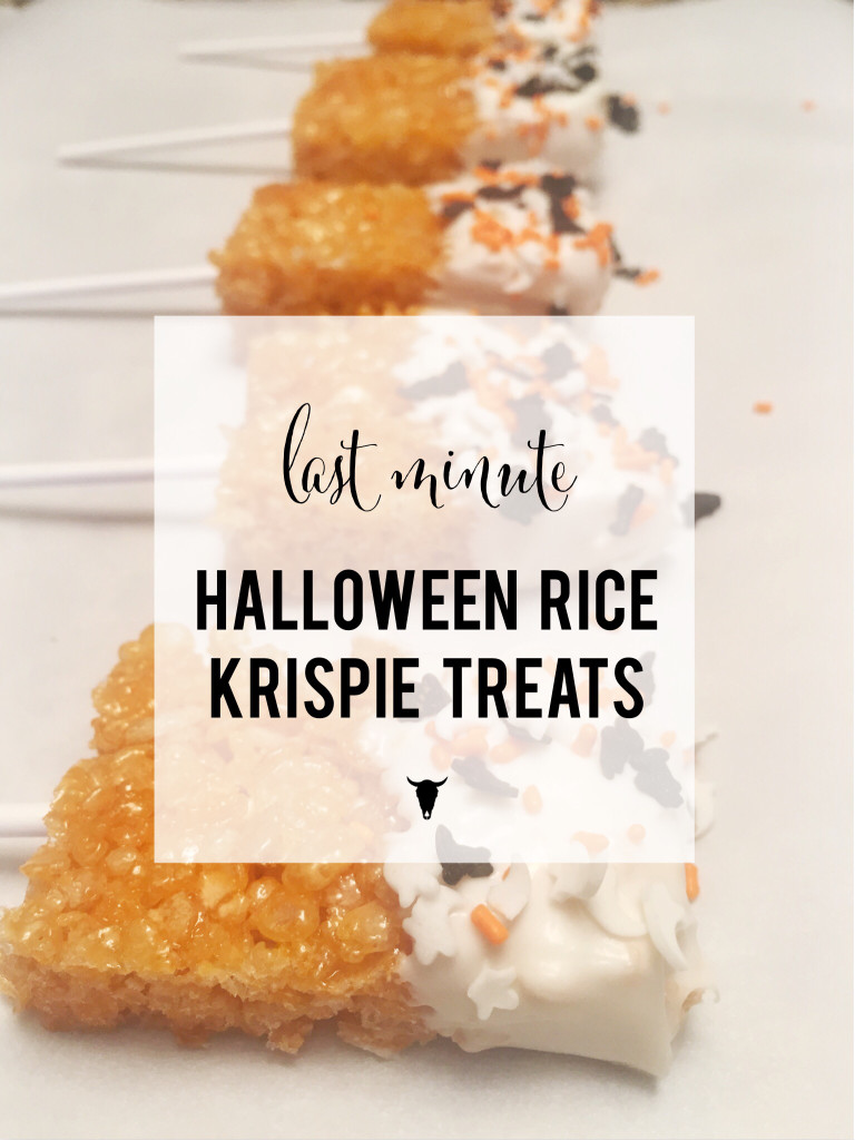 Last minute rice krispie treats - rad maverix