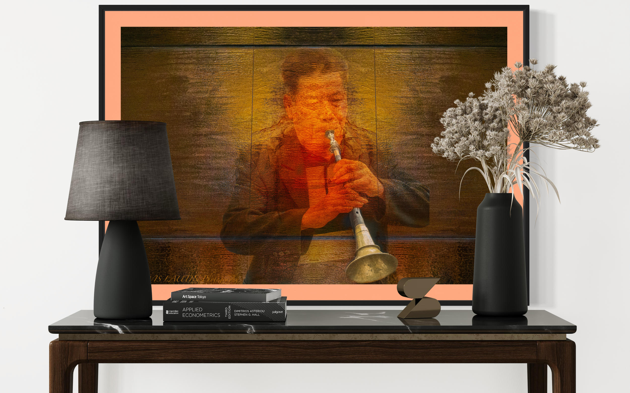 "Man with a Horn" From my ChinaTown Hotel 50 Bowery series.