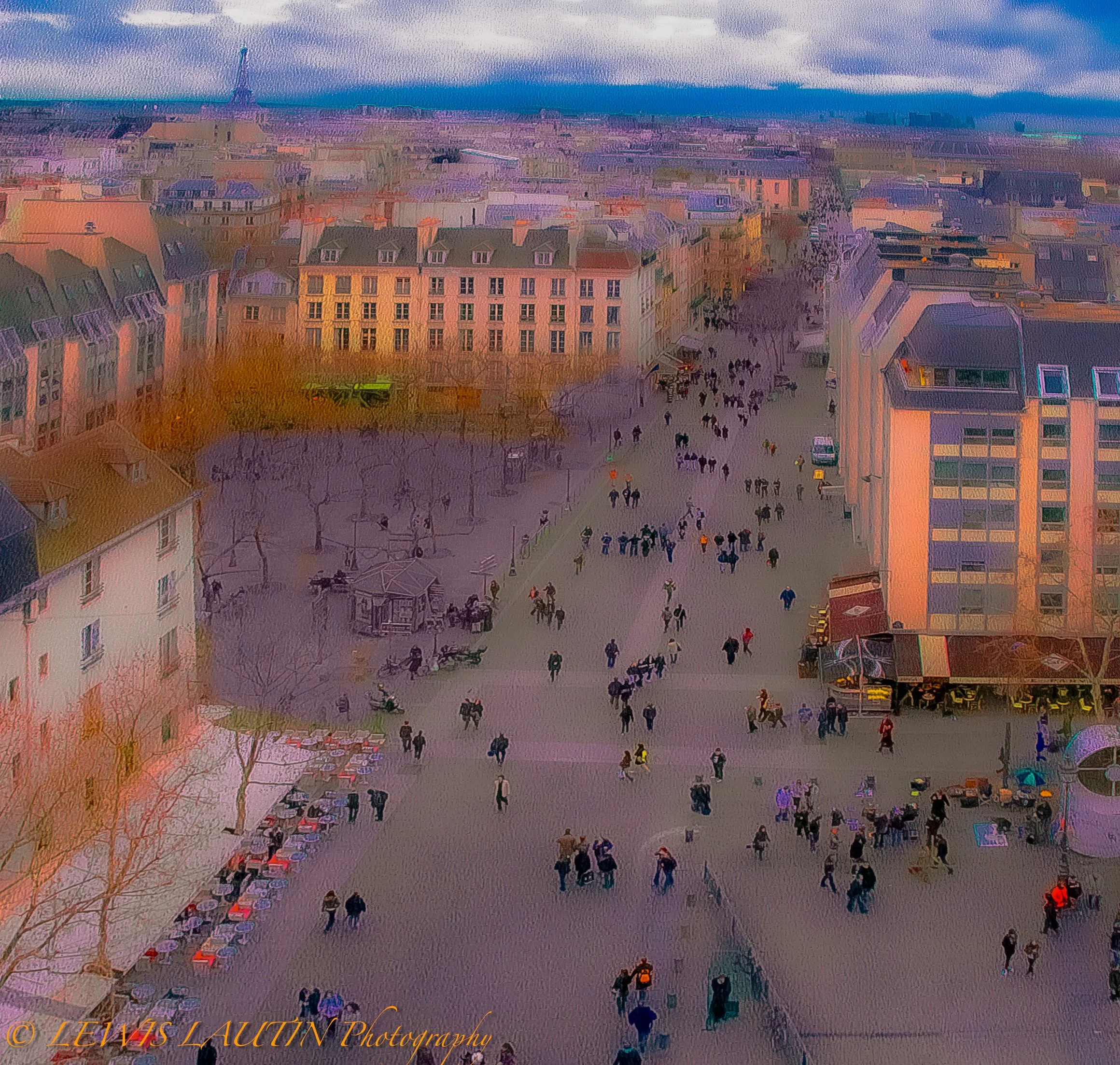 View from The Pompidou Centre, Paris