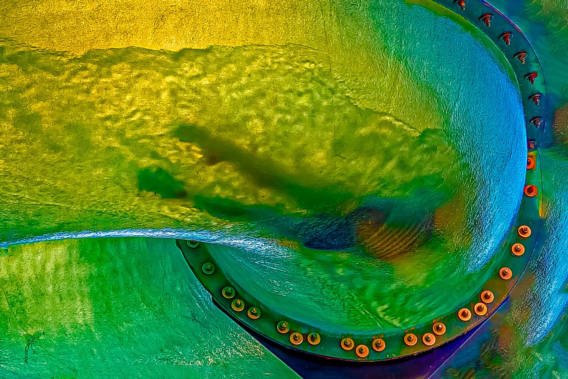 Kids in the Tube, Mitchell S.D. 2017. Image created July 2021