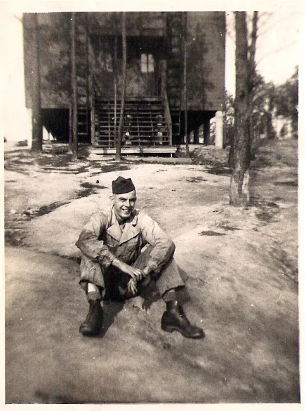 Bob Butcher at Camp Butner, North Carolina.