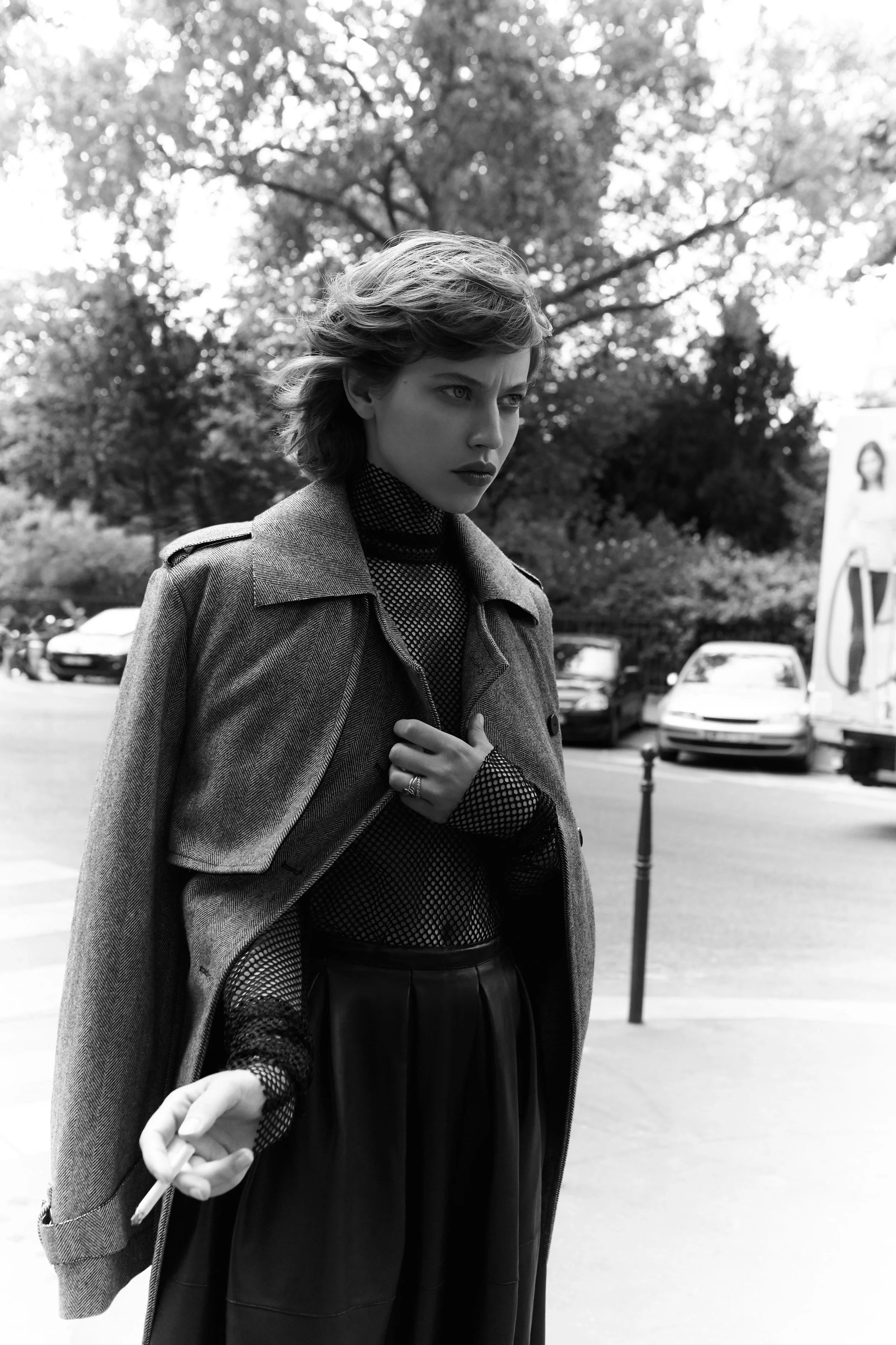 Rising French Talent Lou De Laâge Is Not Afraid to Get Her