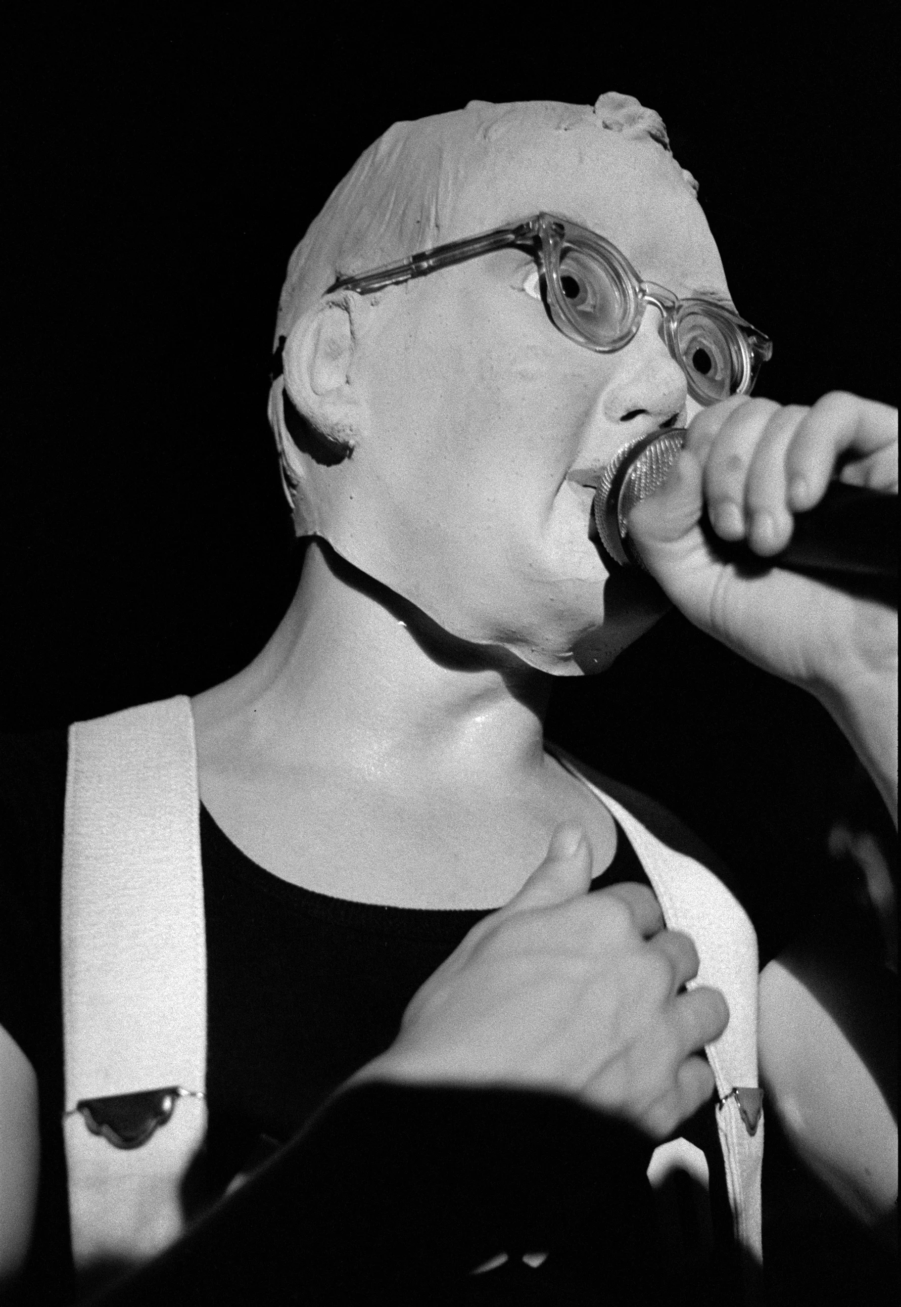 Devo at the Starwood, 1977. Photo: Melanie Nissen.
