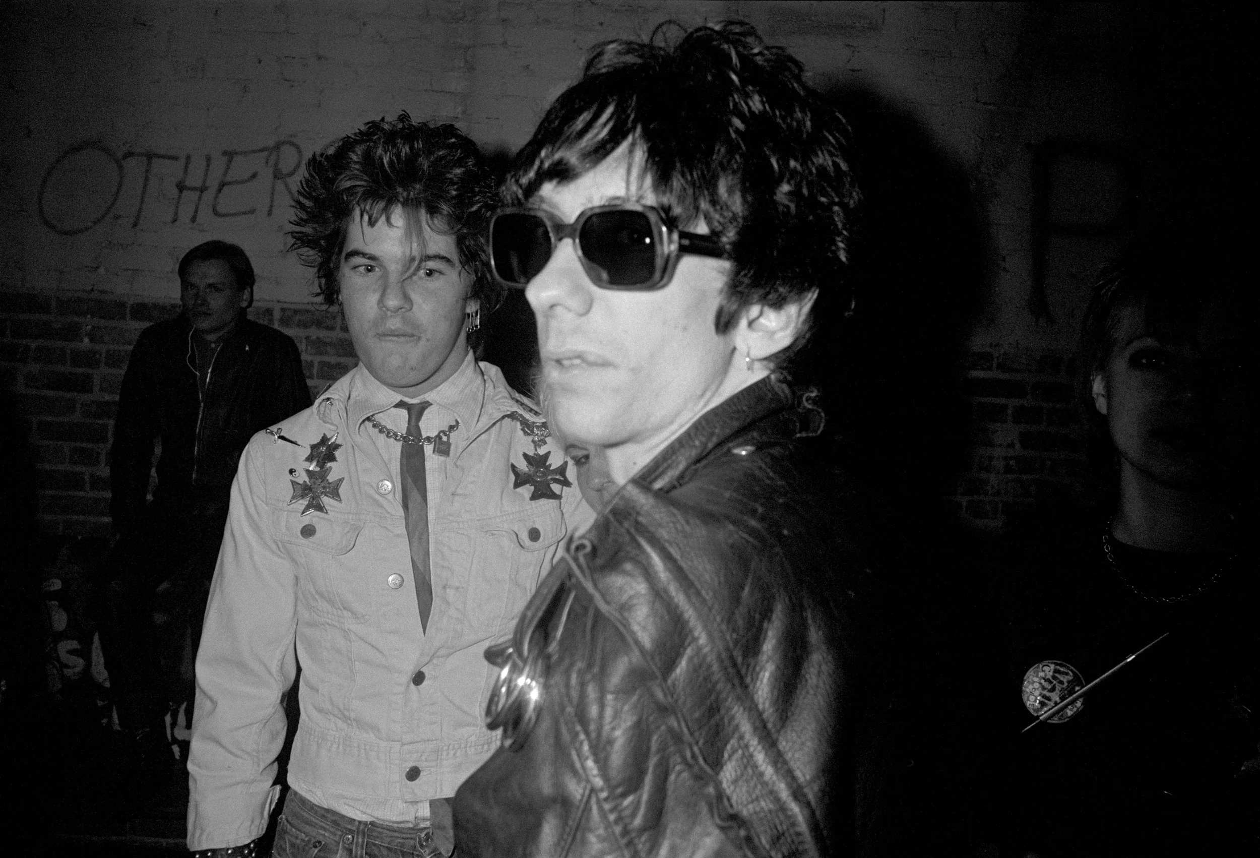 Darby Crash (Germs) and Stiv Bators (The Dead Boys), 1978/79. Photo: Melanie Nissen.