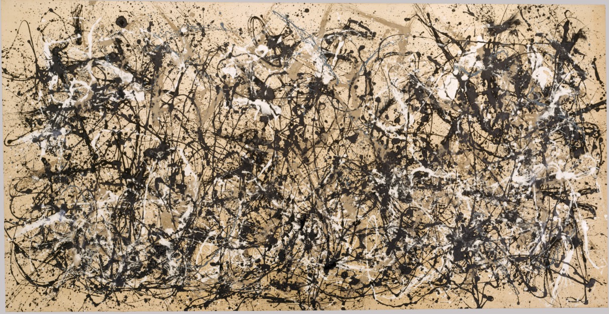 Jackson Pollock. "Autumn Rhythm (Number 30)" (1950). Enamel on canvas. 105 x 207 in. 