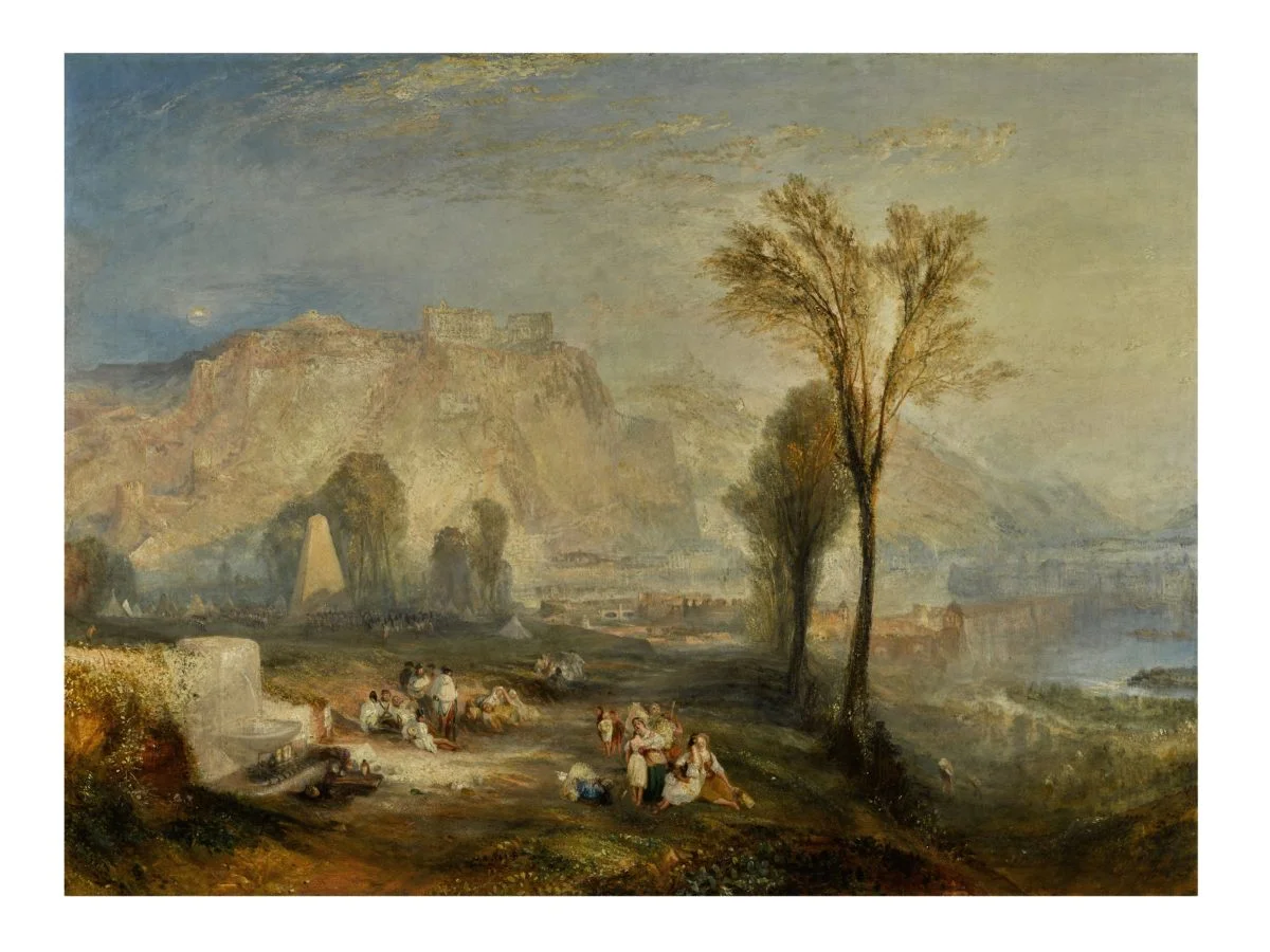 J.M.W. Turner. "Ehrenbreitstein" (1835). Oil on canvas. 93 x 123 cm.