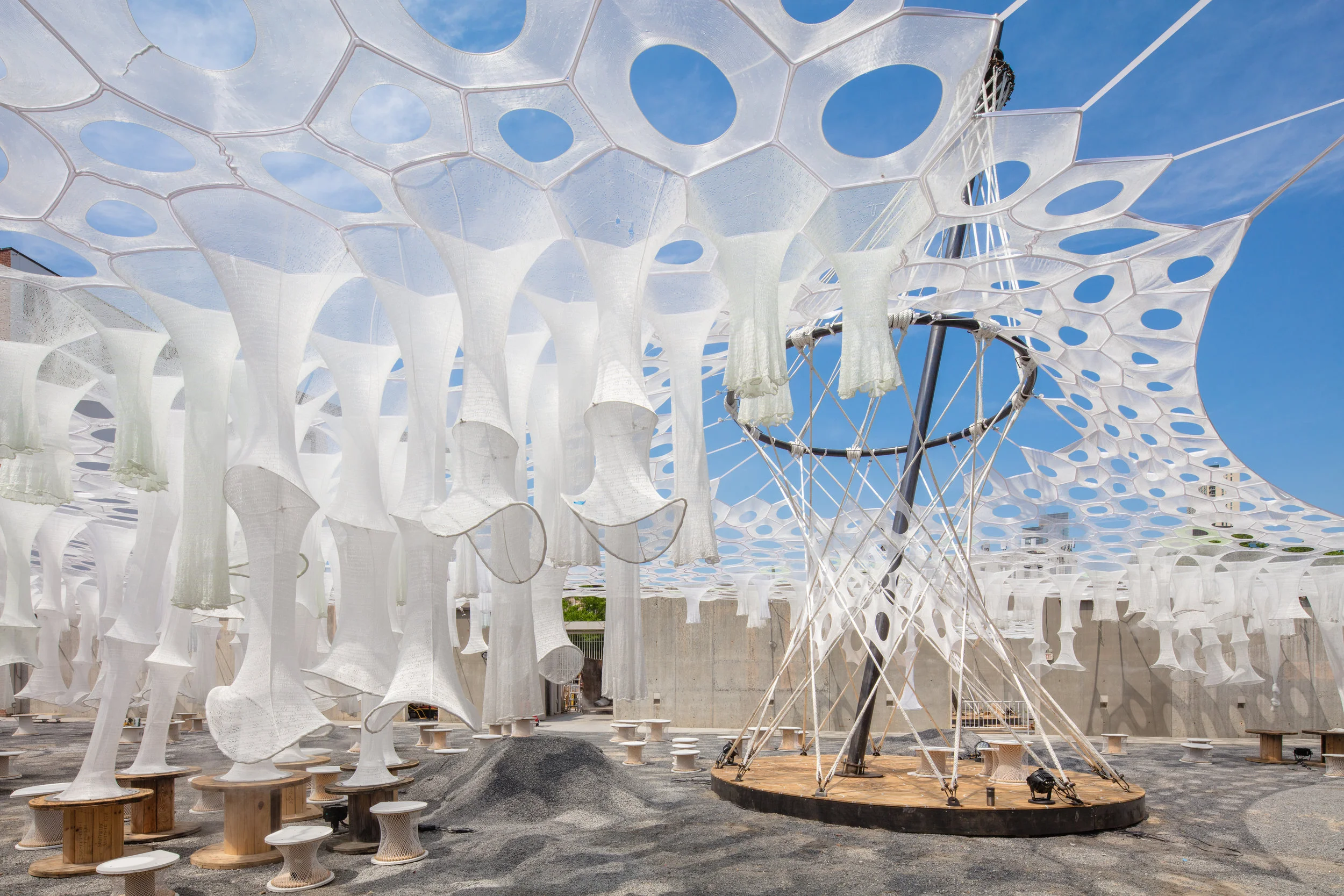 Jenny Sabin: The Artist Behind MoMA PS1's 'Lumen' Exhibit