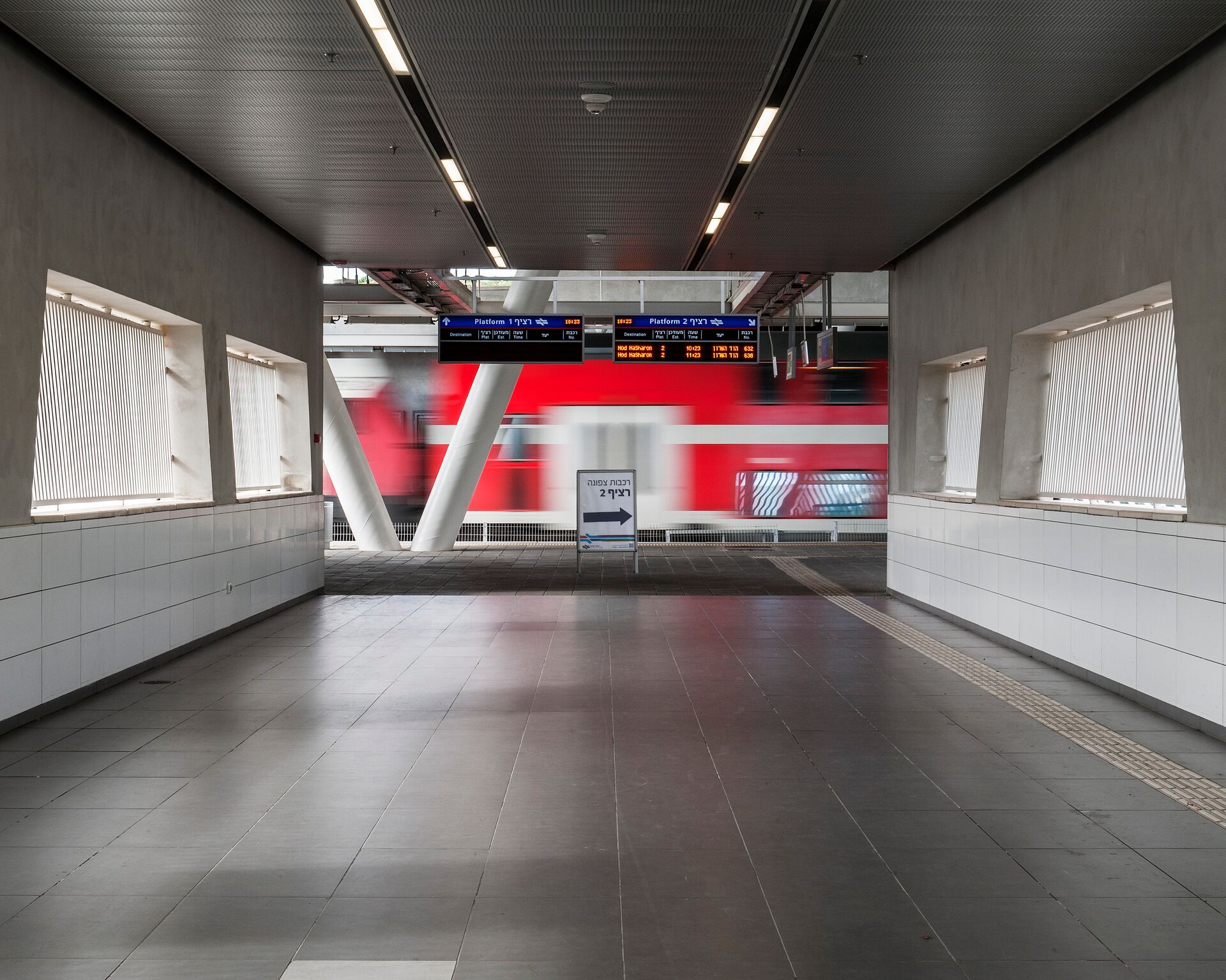 Photo via Adam Reynolds - Entire station is designed to withstand incoming rocket fire