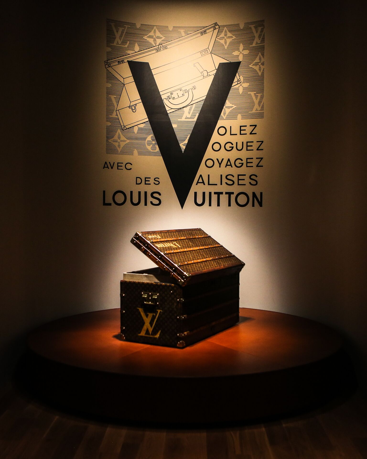 Louis Vuitton's Volez, Voguez, Voyagez Exhibition Opens With a Bang