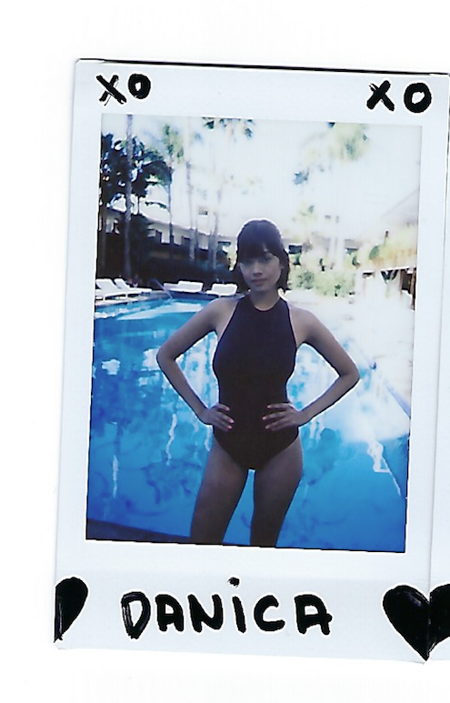 POOLAROIDS WITH LA MODELS: HAYLEY WHEELER AND DANICA MAGPANTAY