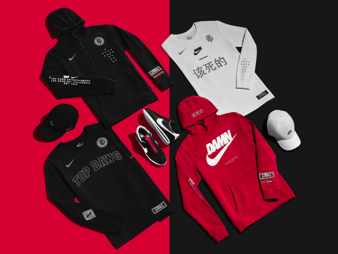 tde x nike crest logo